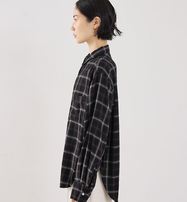 The Store by C' 「【REMI RELIEF】【別注】レーヨンツイルチェックシャツ2」|シャツ・ブラウス|