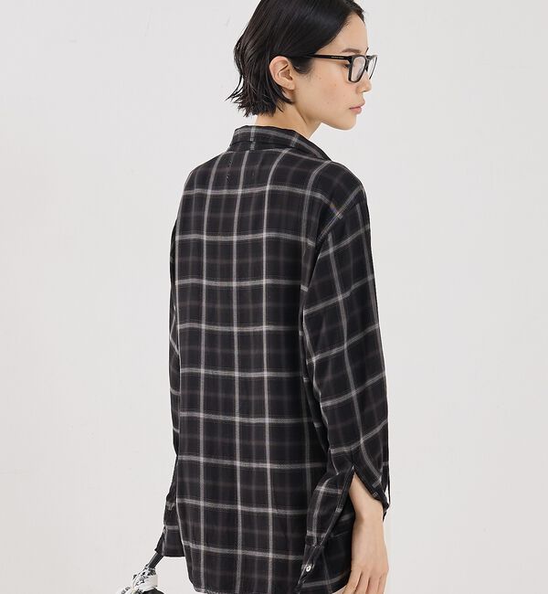 The Store by C' 「【REMI RELIEF】【別注】レーヨンツイルチェックシャツ2」|シャツ・ブラウス|