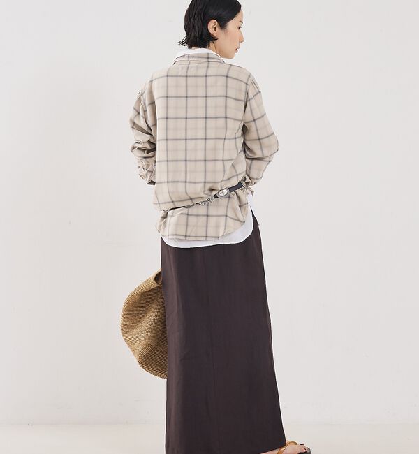 The Store by C' 「【REMI RELIEF】【別注】レーヨンツイルチェックシャツ2」|シャツ・ブラウス|