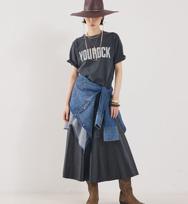 The Store by C' 「【REMI RELIEF】【別注】YOU ROCKツアーTee柄半袖カットソー【」|Tシャツ・カットソー|