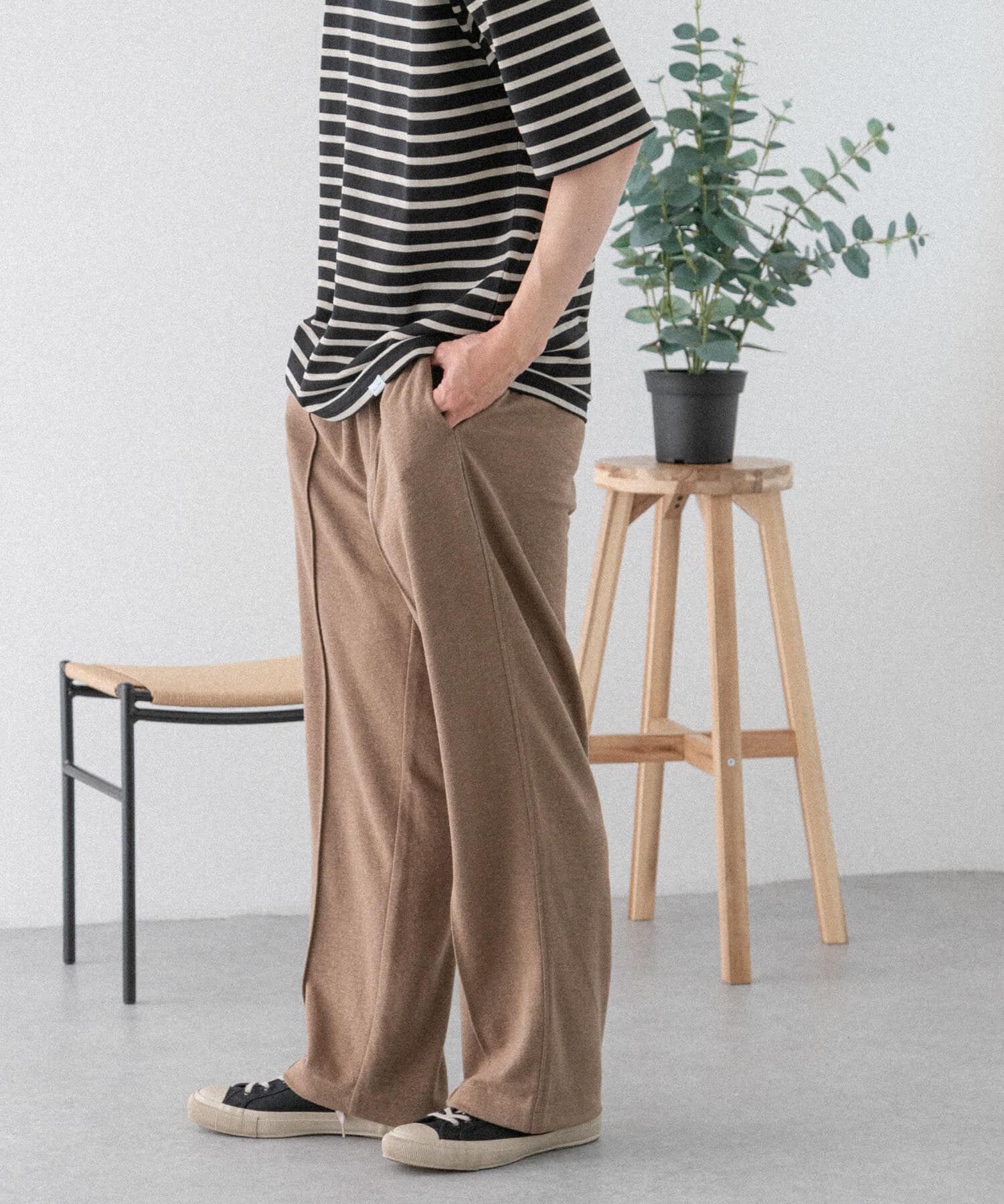 URBAN RESEARCH DOORS「FORK&SPOON　ヘンプ混カットソーパンツ」|その他|