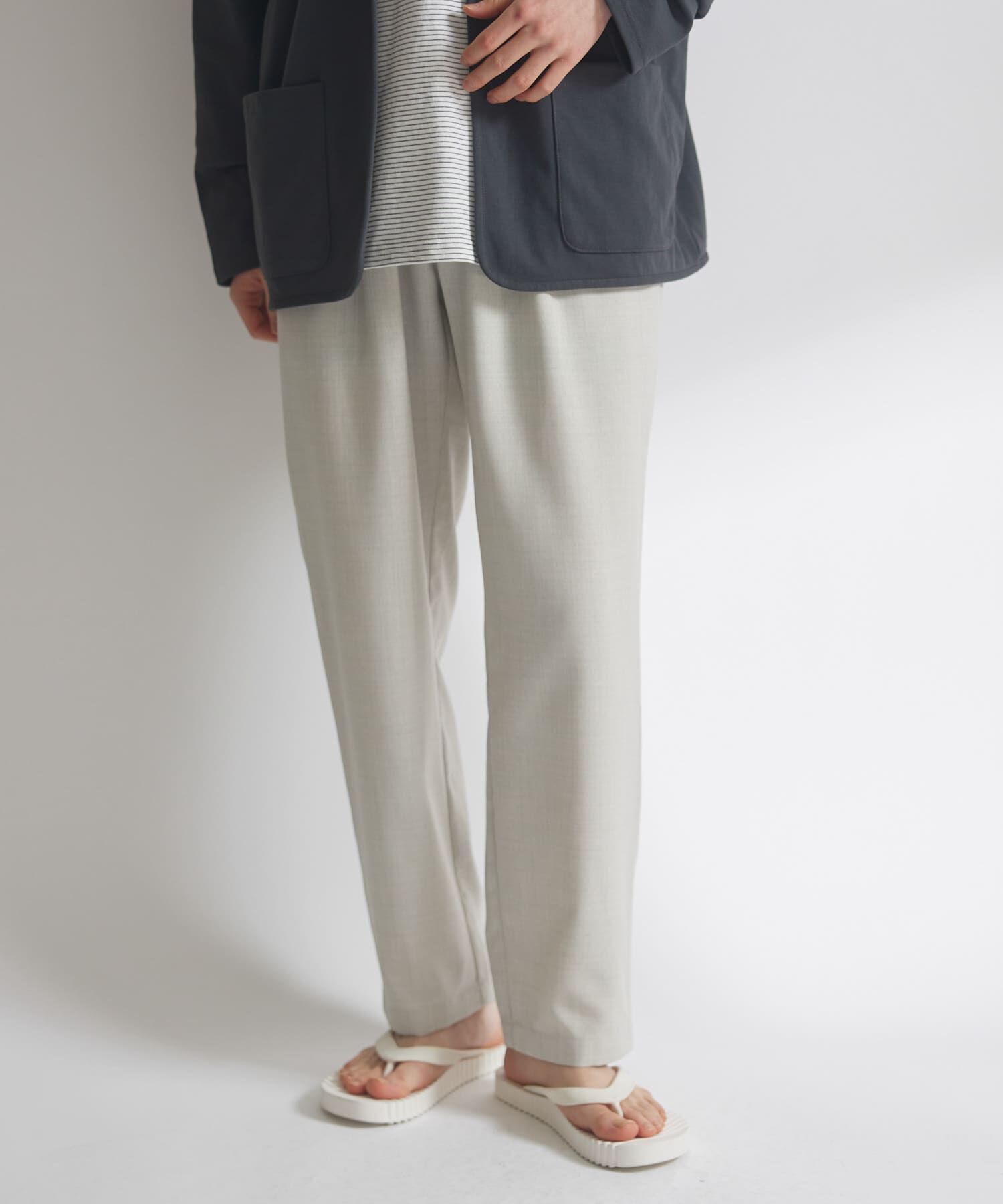 URBAN RESEARCH DOORS「『吸水速乾/イージーケア』リネンライクイージーパンツ」|その他|