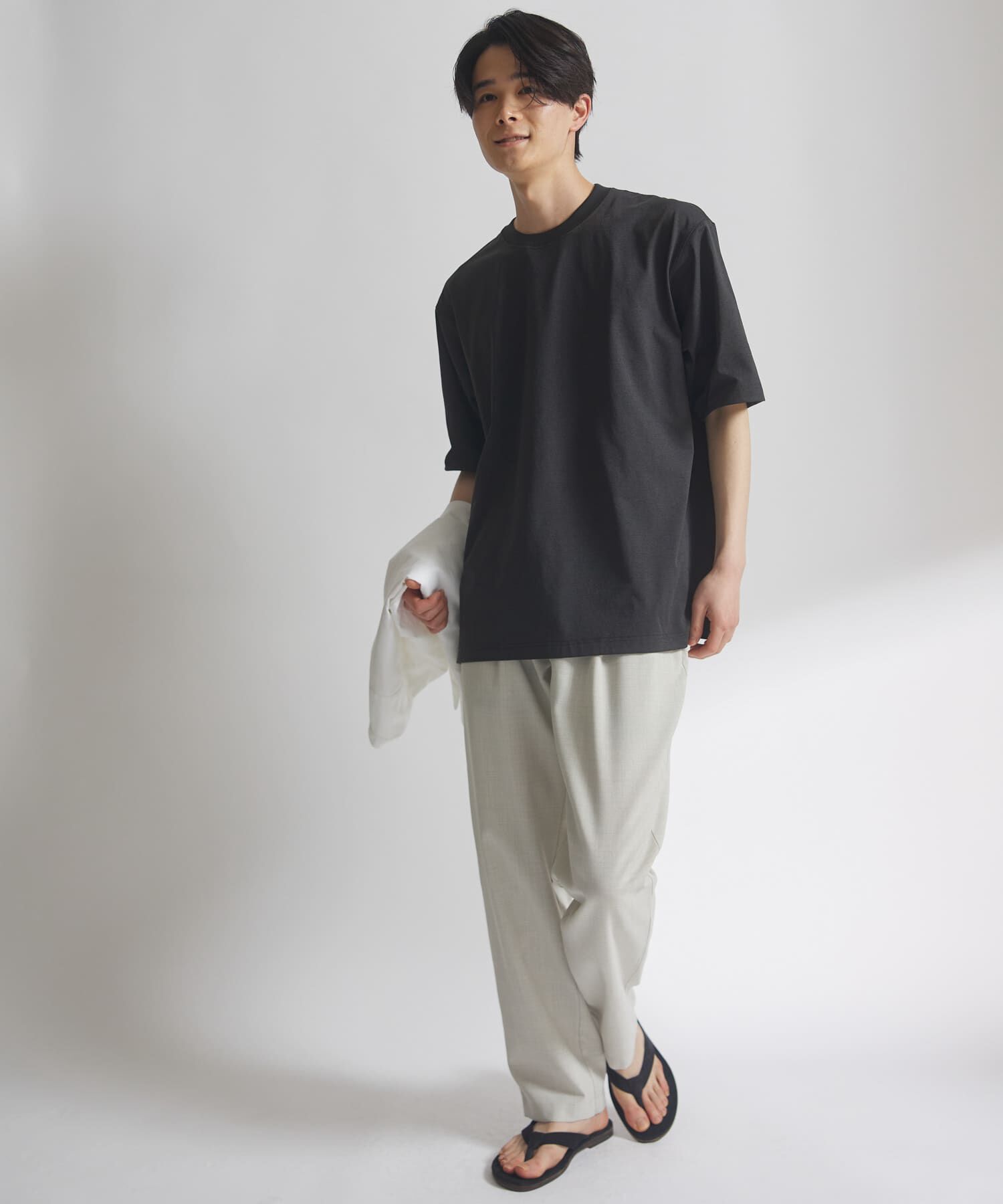 URBAN RESEARCH DOORS「『吸水速乾/イージーケア』リネンライクイージーパンツ」|その他|