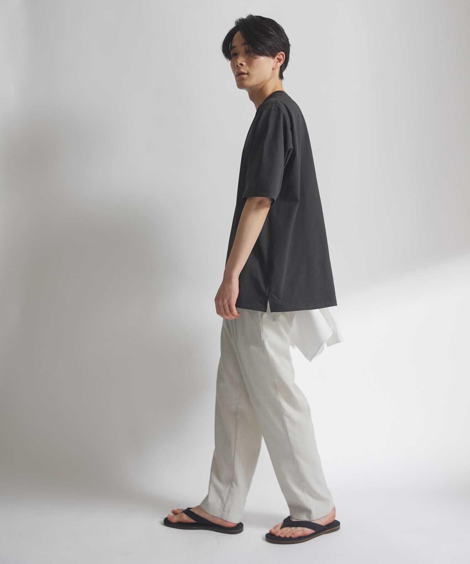 URBAN RESEARCH DOORS「『吸水速乾/イージーケア』リネンライクイージーパンツ」|その他|