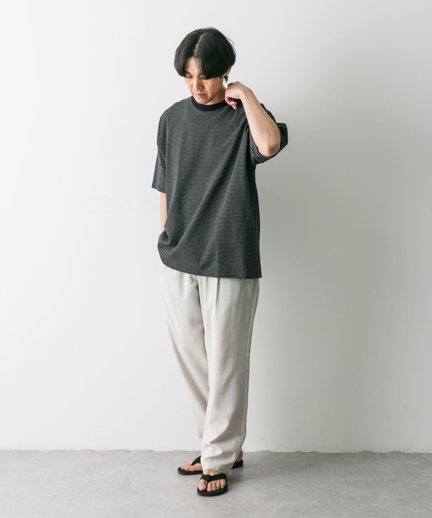 URBAN RESEARCH DOORS「『吸水速乾/イージーケア』リネンライクイージーパンツ」|その他|