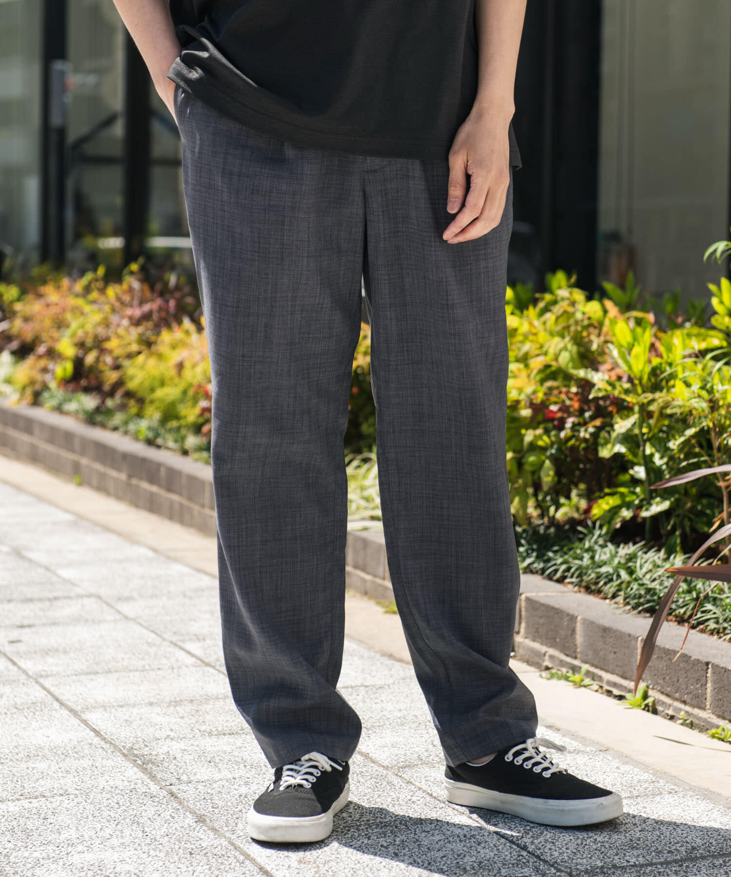 URBAN RESEARCH DOORS「『吸水速乾/イージーケア』リネンライクイージーパンツ」|その他|