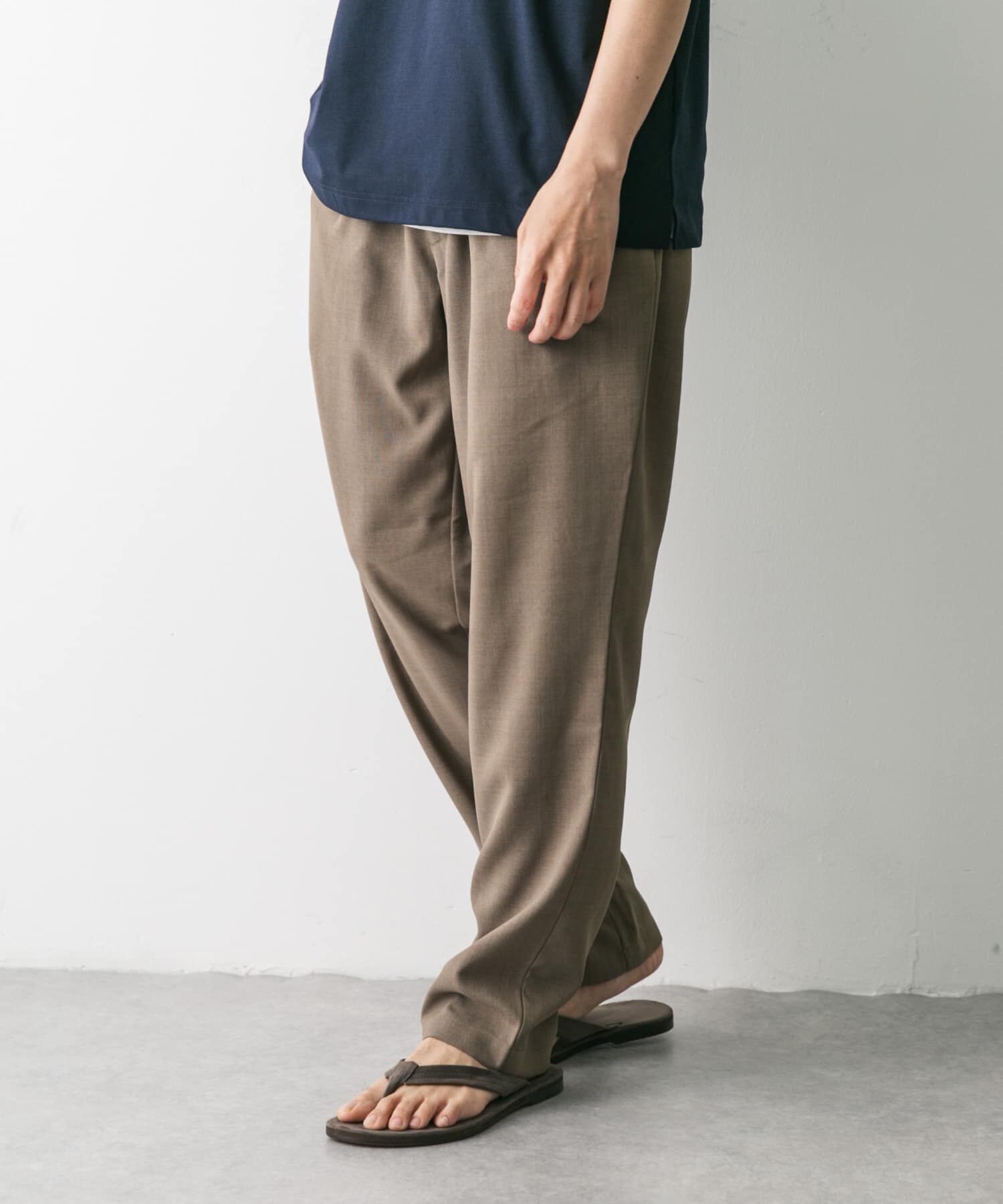 URBAN RESEARCH DOORS「『吸水速乾/イージーケア』リネンライクイージーパンツ」|その他|