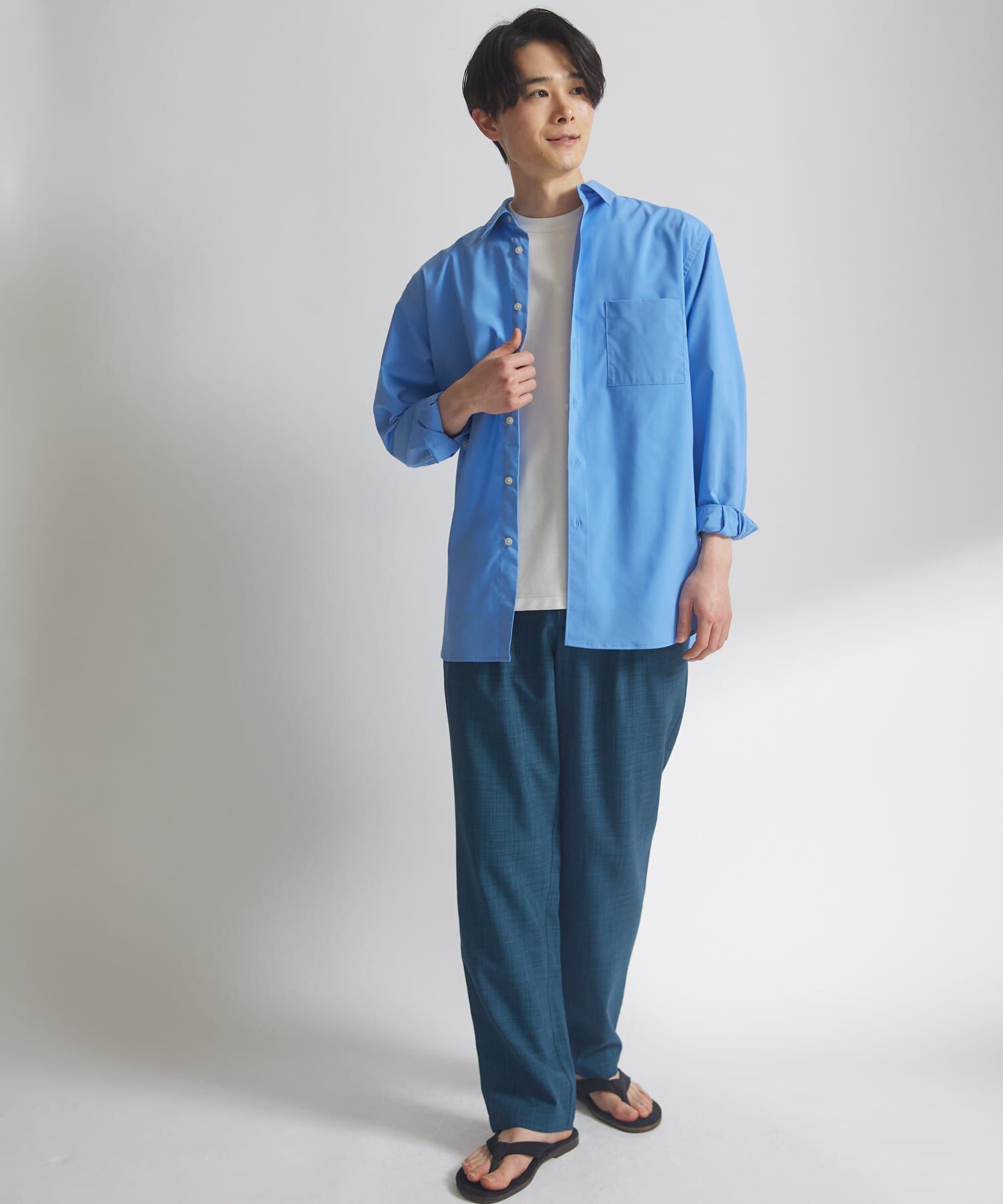 URBAN RESEARCH DOORS「『吸水速乾/イージーケア』リネンライクイージーパンツ」|その他|