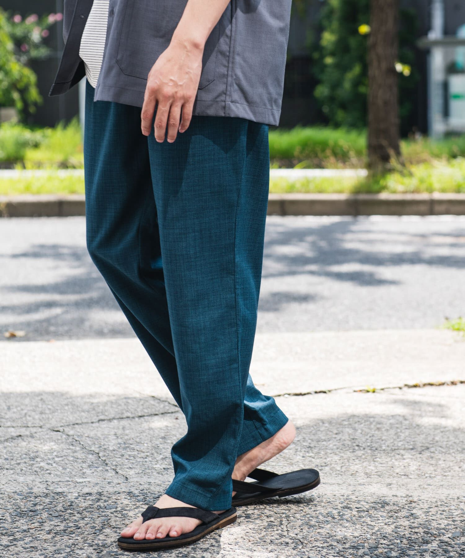 URBAN RESEARCH DOORS「『吸水速乾/イージーケア』リネンライクイージーパンツ」|その他|