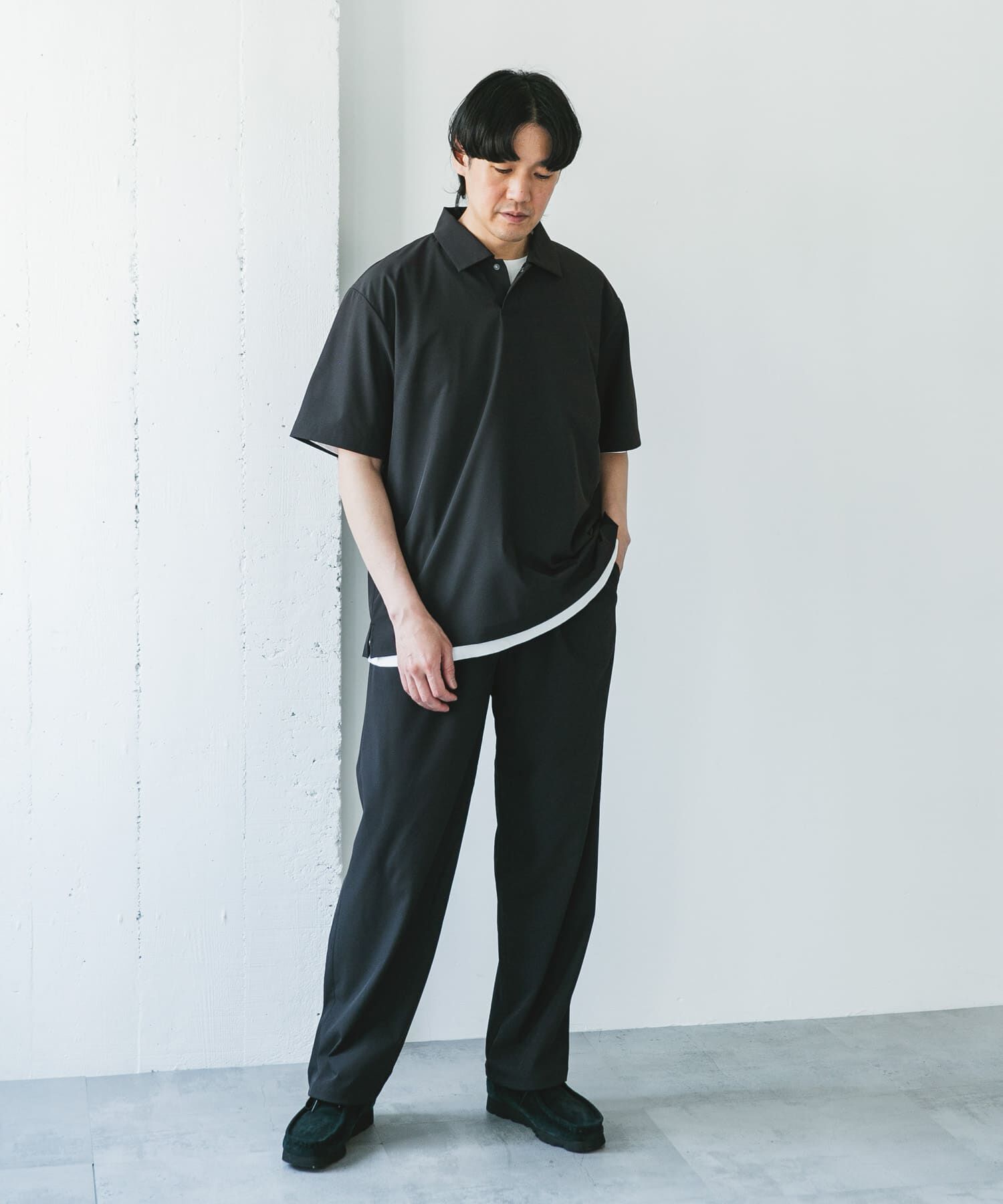 URBAN RESEARCH DOORS「『UR TECH』サマシェア ポロシャツ」|ポロシャツ|