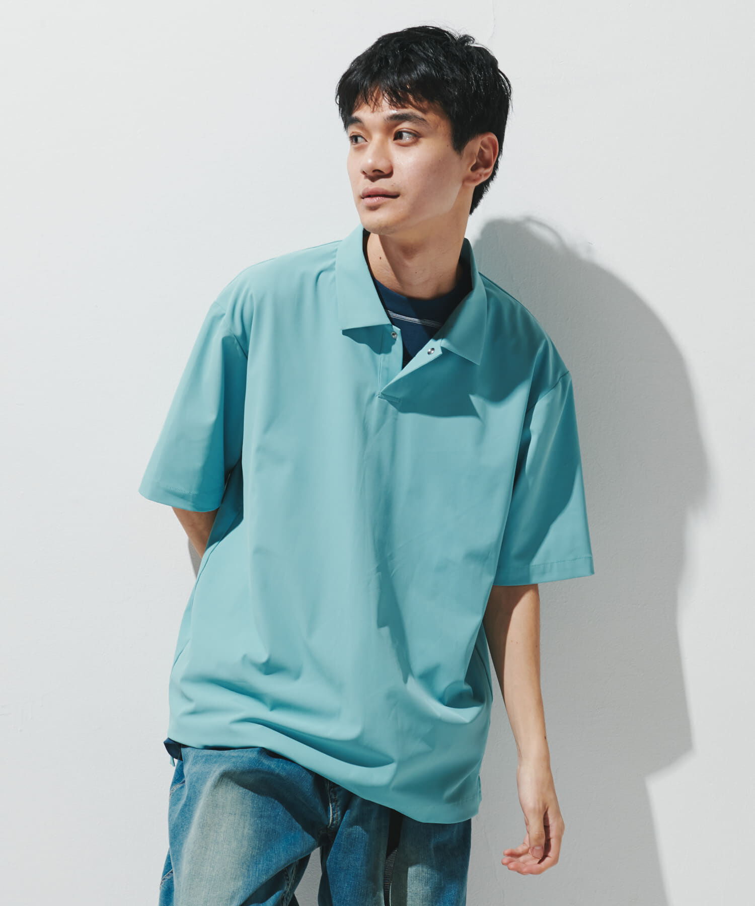 URBAN RESEARCH DOORS「『UR TECH』サマシェア ポロシャツ」|ポロシャツ|