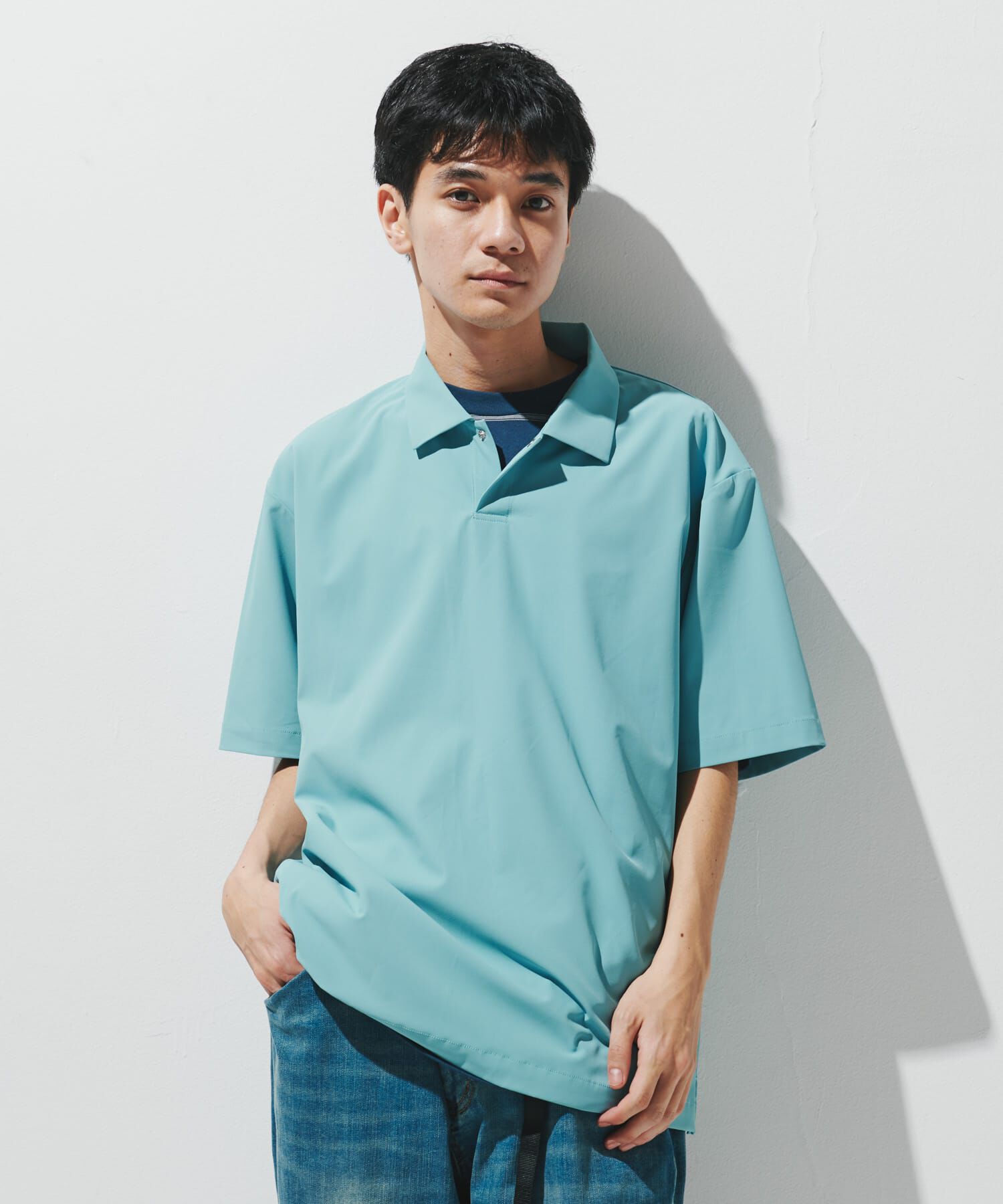 URBAN RESEARCH DOORS「『UR TECH』サマシェア ポロシャツ」|ポロシャツ|