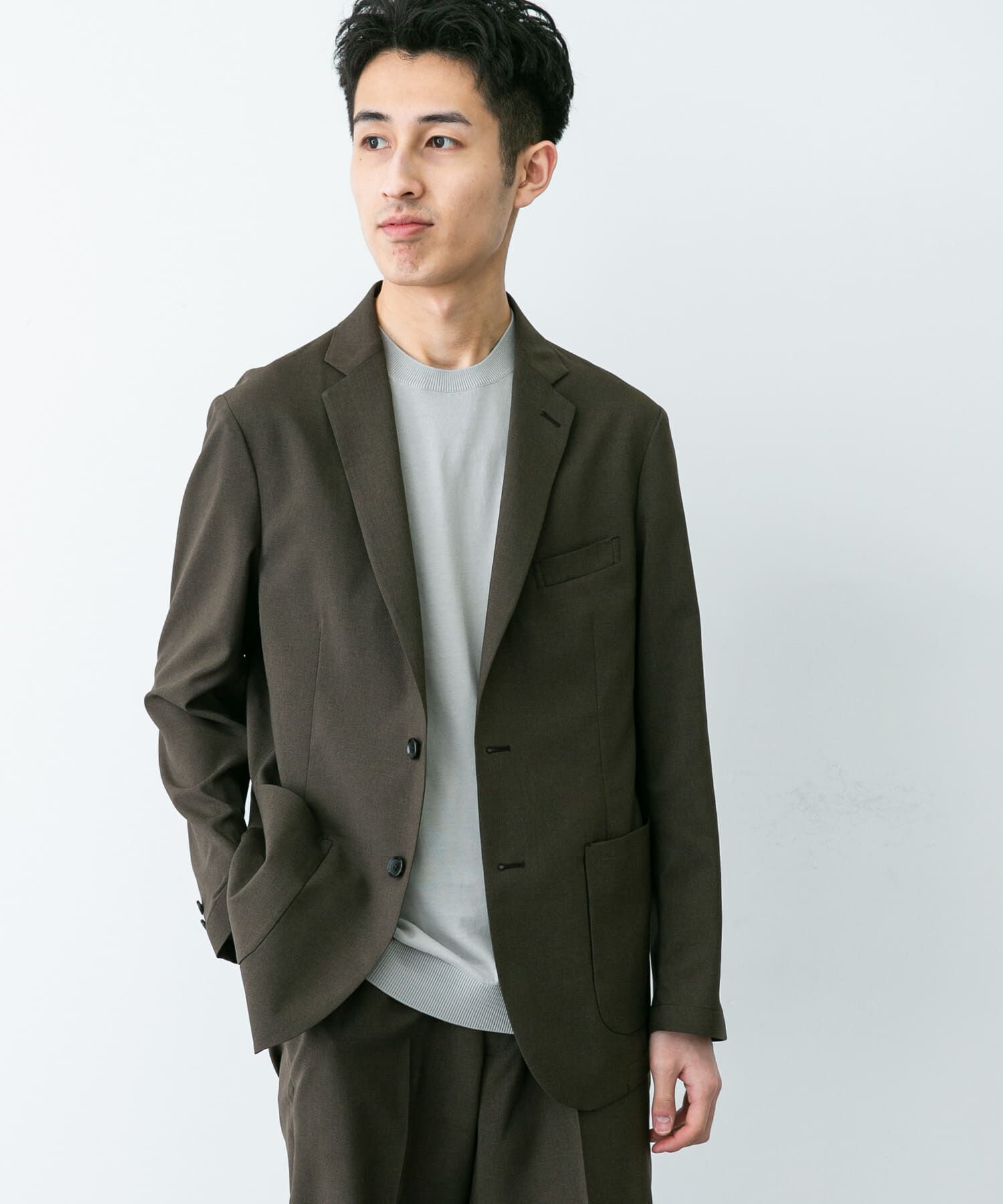 URBAN RESEARCH DOORS「LIFE STYLE TAILOR　リネンライクコンフォータブルジャケット」|その他|
