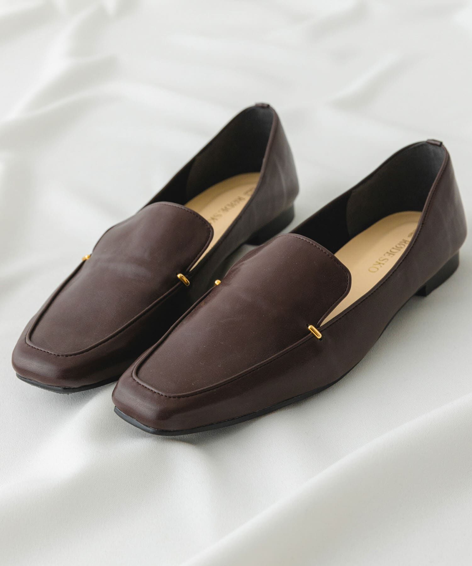 RODE SKO「『MADE IN JAPAN』スクエアトゥプチメタルローファー」|ローファー|