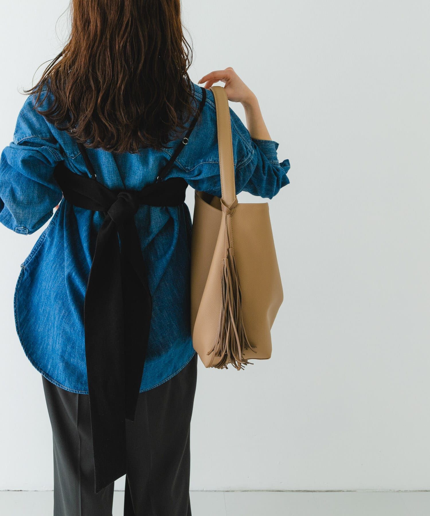 RODE SKO「タッセル付シンプルワンハンドルトート」|トートバッグ|