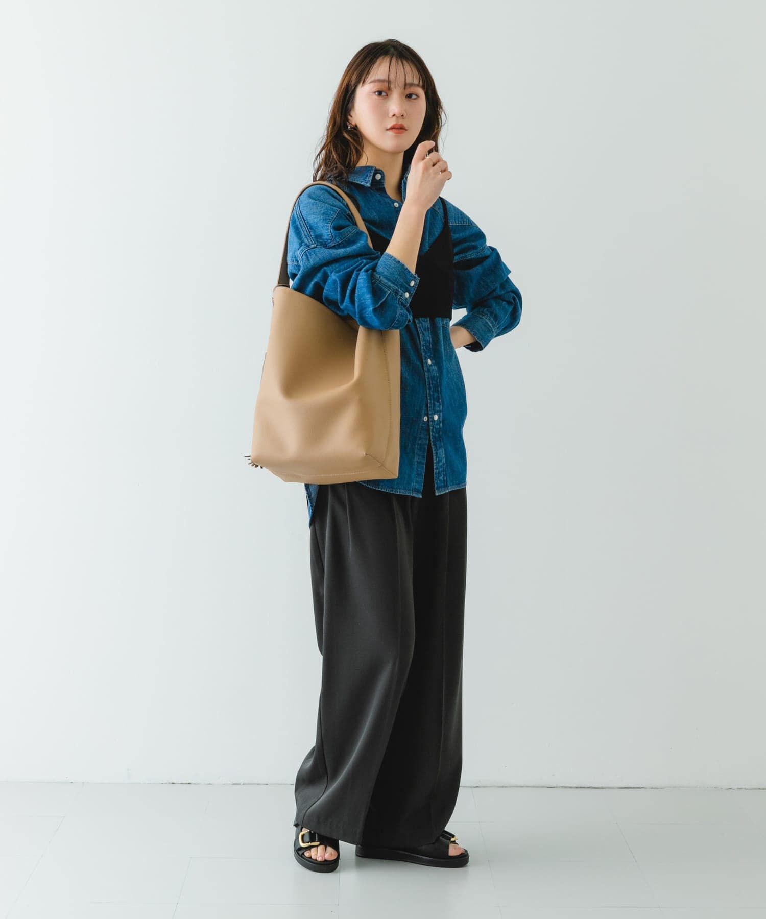 RODE SKO「タッセル付シンプルワンハンドルトート」|トートバッグ|