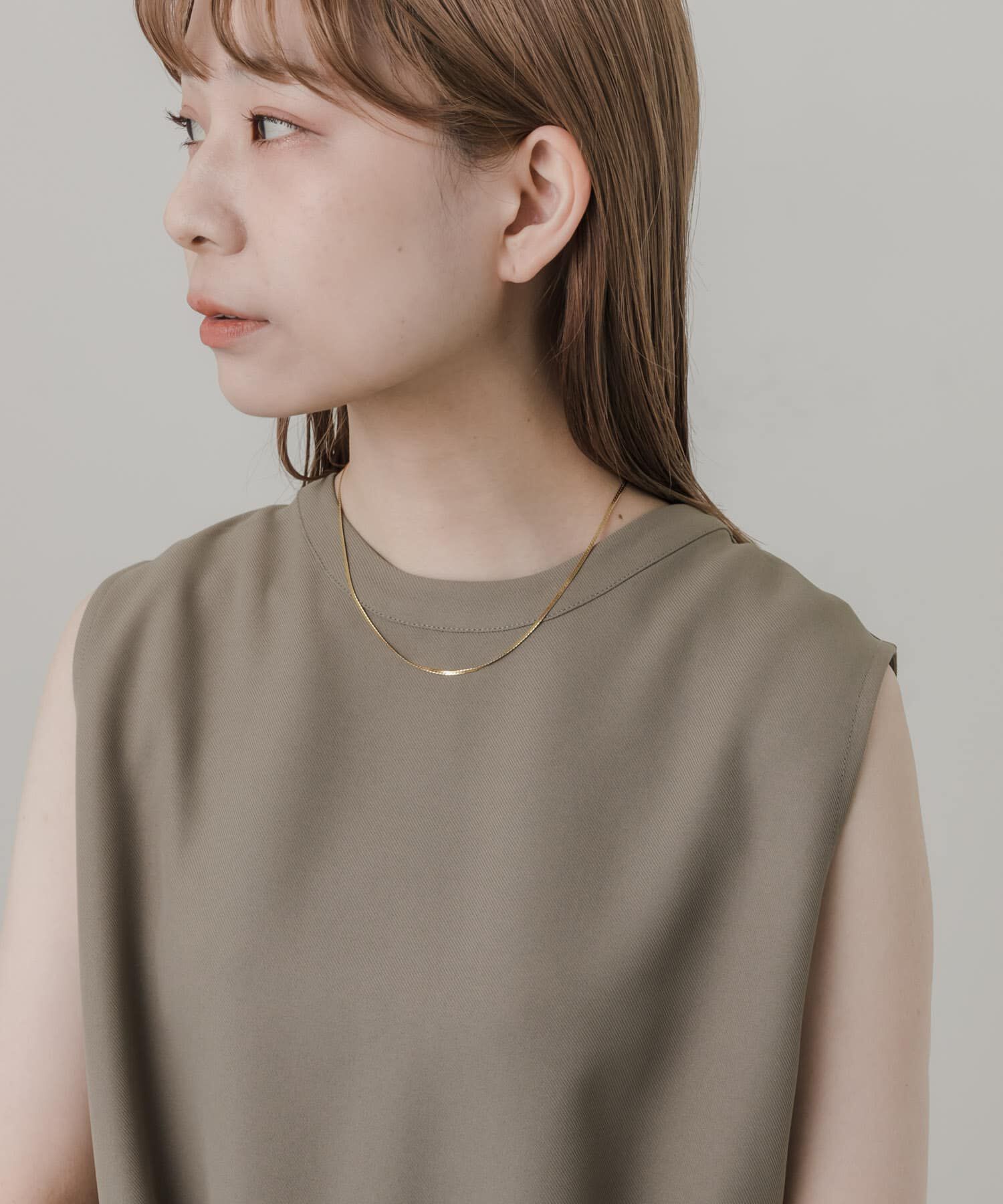 SMELLY「サージカルステンレスプレーンネックレス」|ネックレス|