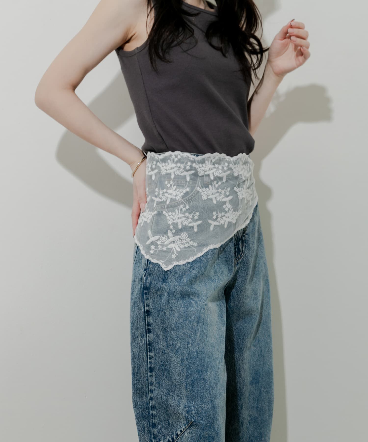 SMELLY「レーススカーフ」|バンダナ・スカーフ|