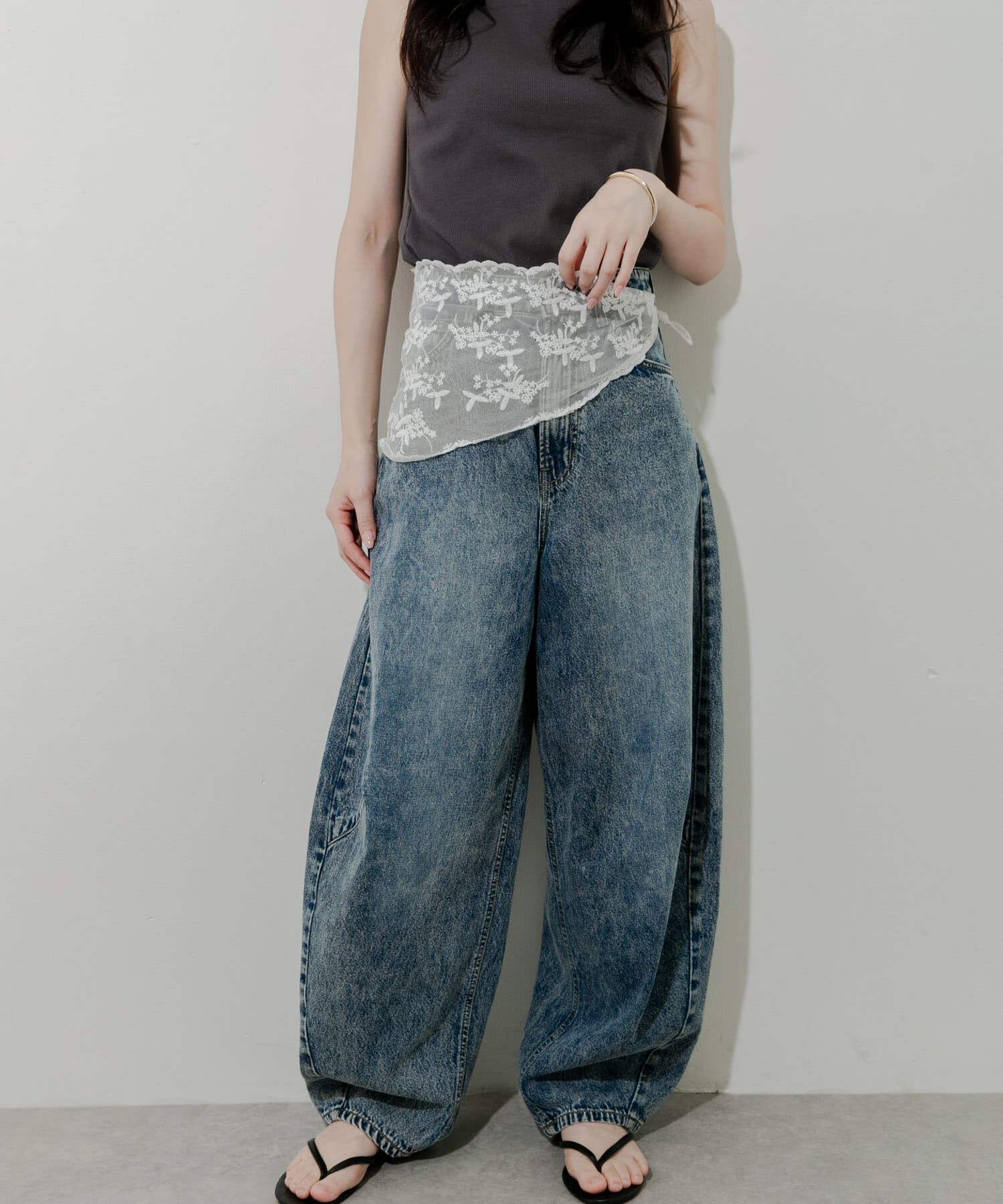 SMELLY「レーススカーフ」|バンダナ・スカーフ|