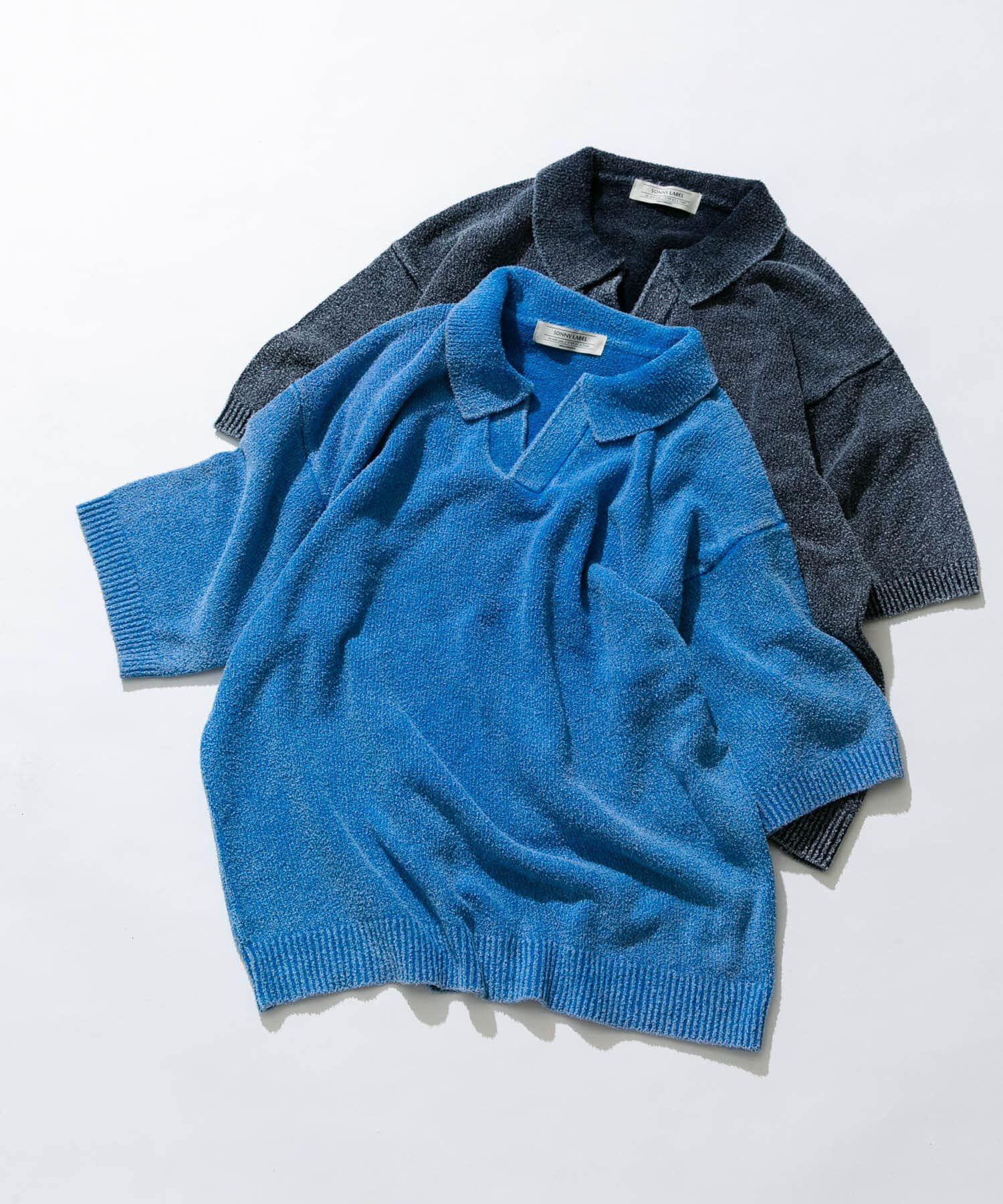 Sonny Label 「インディゴパイルスキッパーポロシャツ」|ポロシャツ|