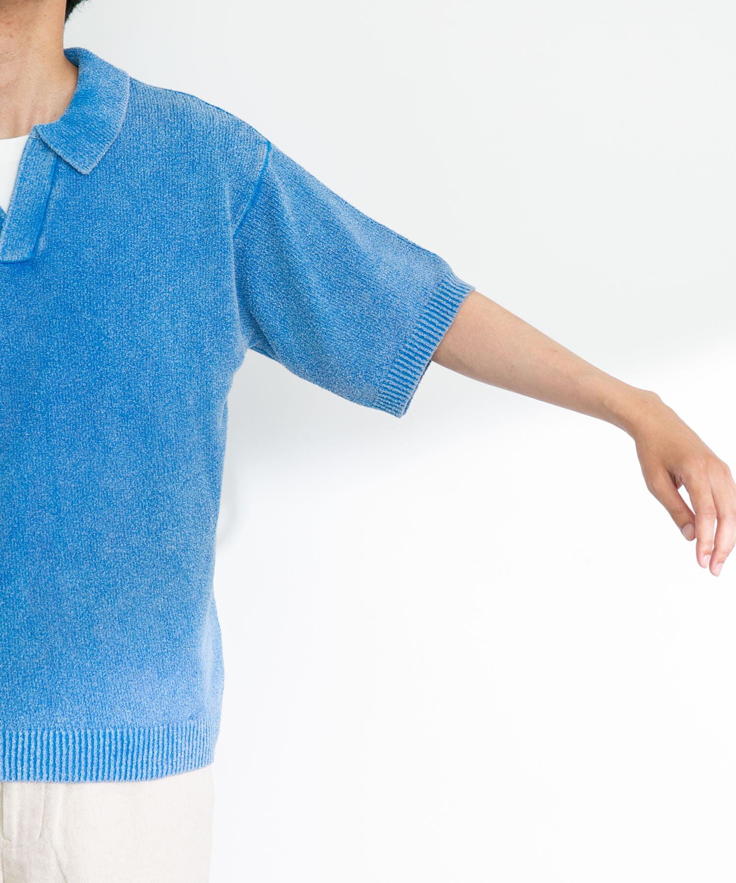 Sonny Label 「インディゴパイルスキッパーポロシャツ」|ポロシャツ|