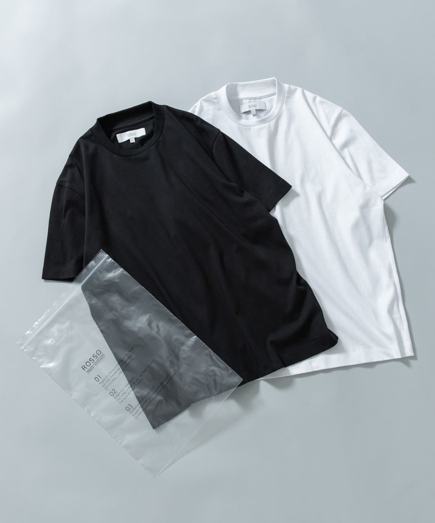 URBAN RESEARCH ROSSO「『WEB限定』『XLサイズあり』吸湿速乾 2PACK T-SHIRTS」|Tシャツ・カットソー|ブラック