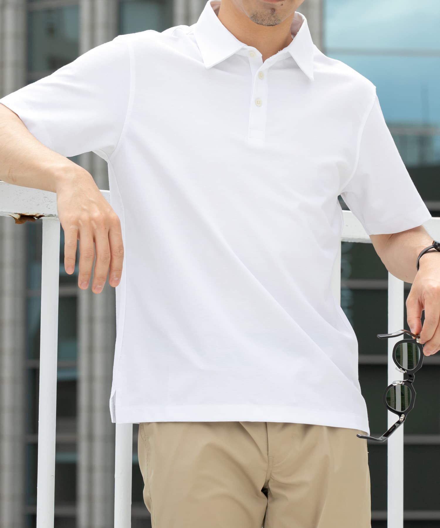 URBAN RESEARCH ROSSO「『XLサイズあり』ハイパフォーマンスコンフォートポロシャツ」|ポロシャツ|