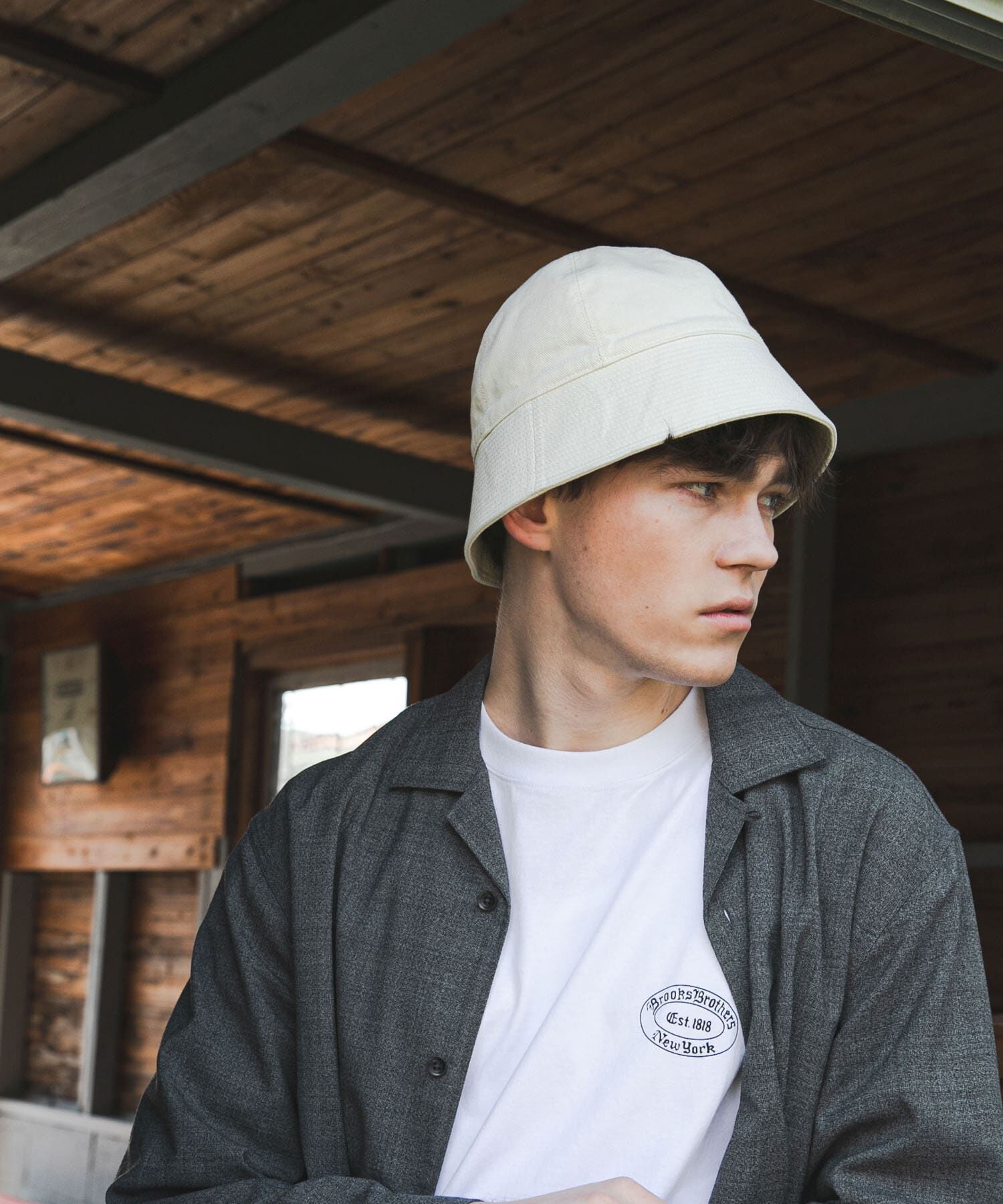 URBAN RESEARCH「『別注』BROOKS BROTHERS&times;UR　CT TWILL SAILOR HAT」|ハット|