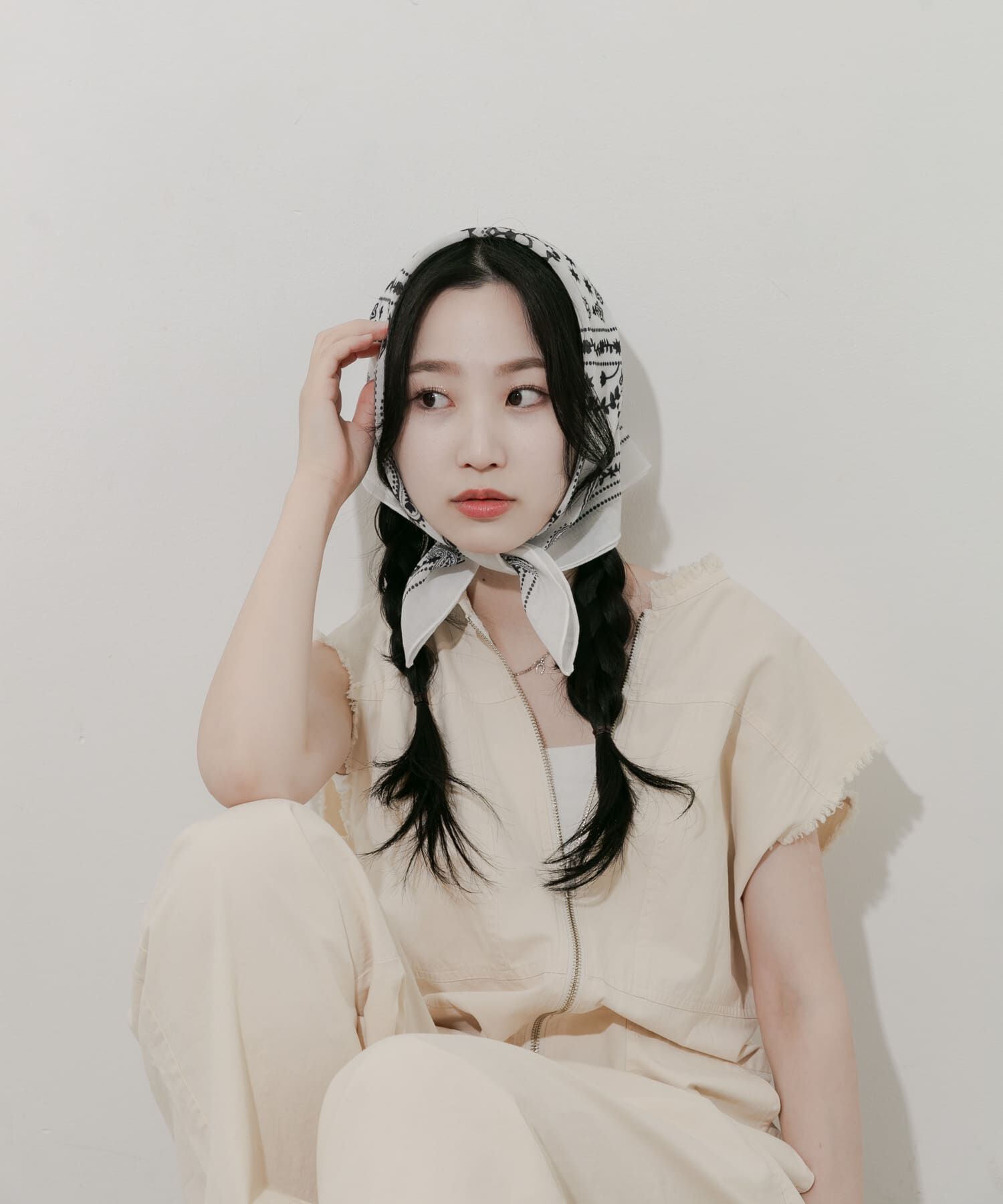 SMELLY「ペイズリープリントスカーフ」|バンダナ・スカーフ|