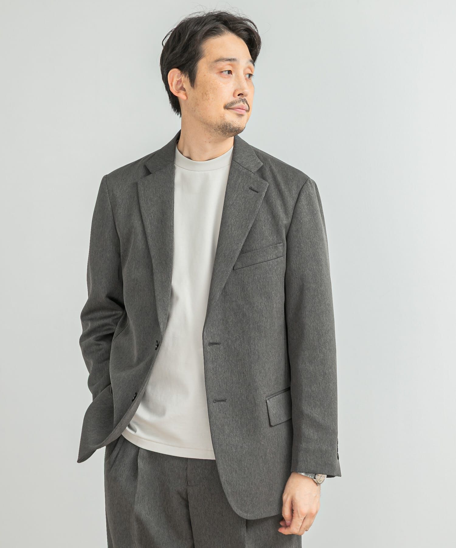 URBAN RESEARCH DOORS「LIFE STYLE TAILOR　レトロヘリンボンストレッチジャケット」|その他|