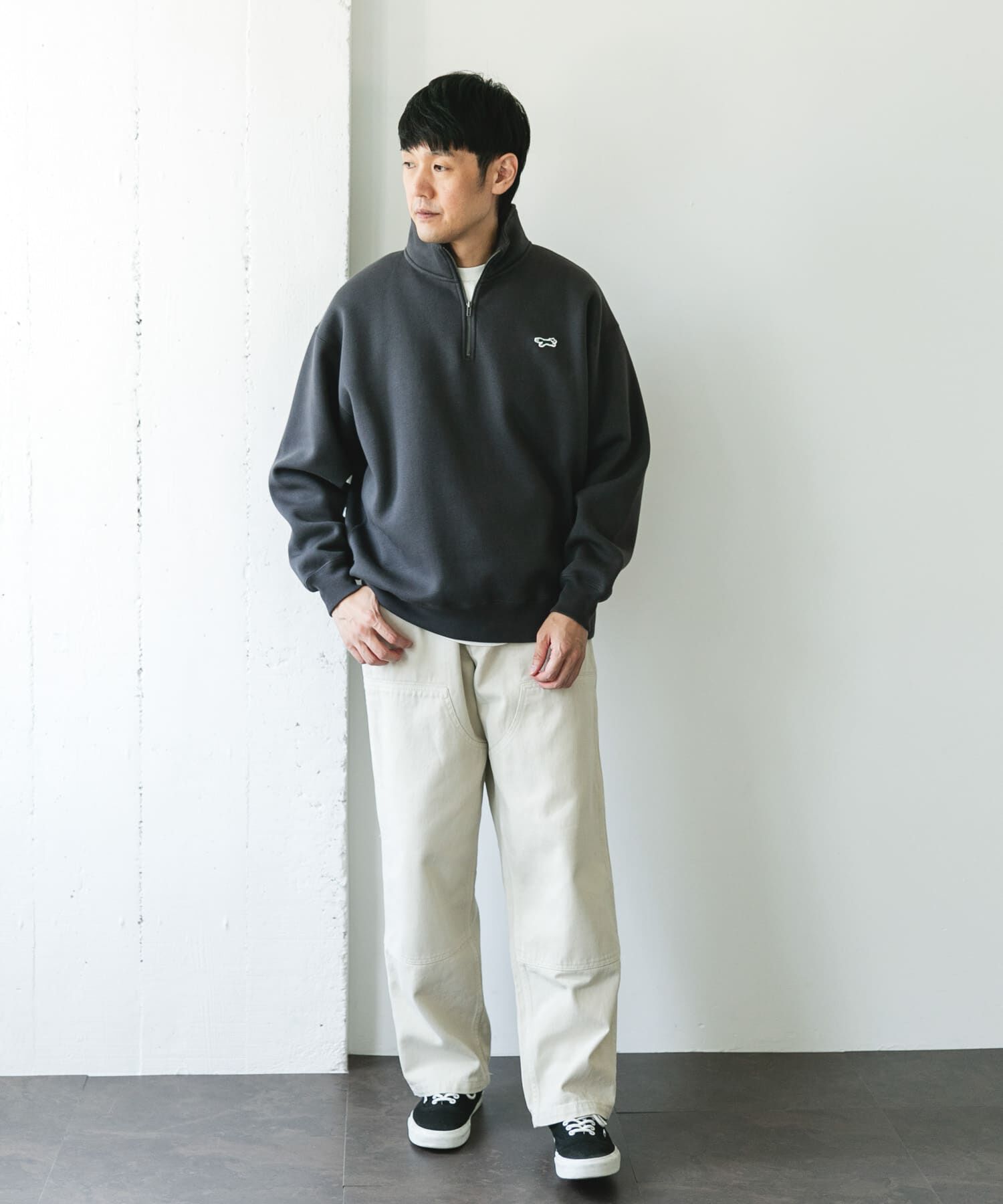 URBAN RESEARCH DOORS「『XLサイズ/WEB限定』『別注』PENNEYS&times;DOORS　THE FOX ハーフジップスウェット」|スウェット・ジャージ|