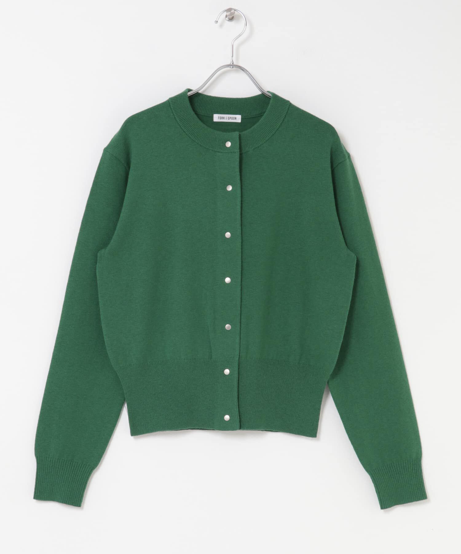 URBAN RESEARCH DOORS「FORK&SPOON　ミラージュクルーネックニットカーディガン」|カーディガン|