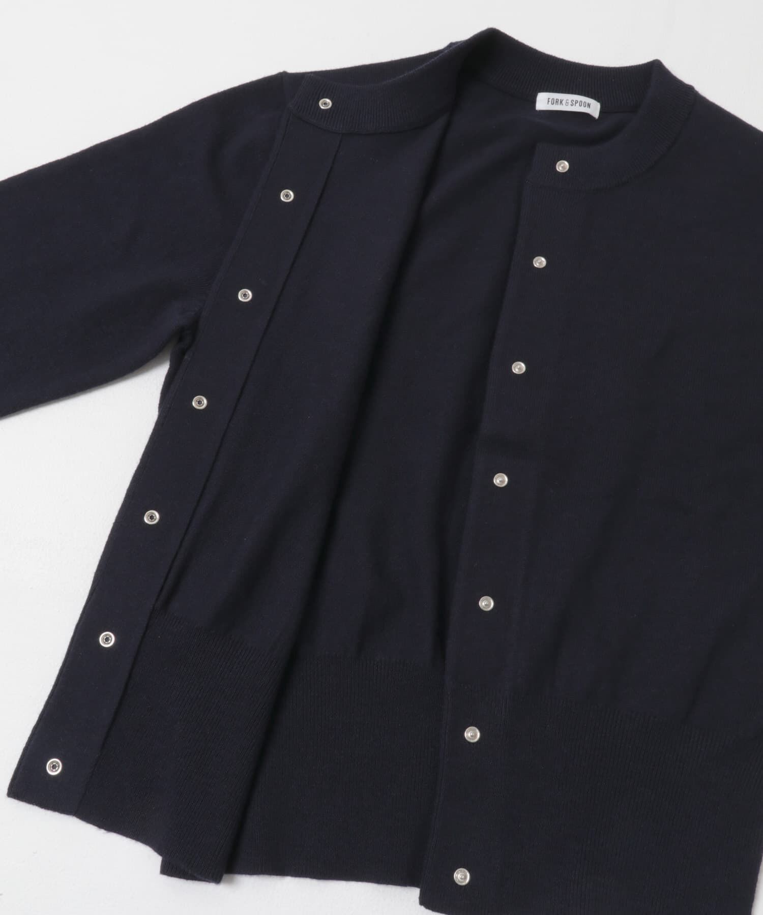 URBAN RESEARCH DOORS「FORK&SPOON　ミラージュクルーネックニットカーディガン」|カーディガン|