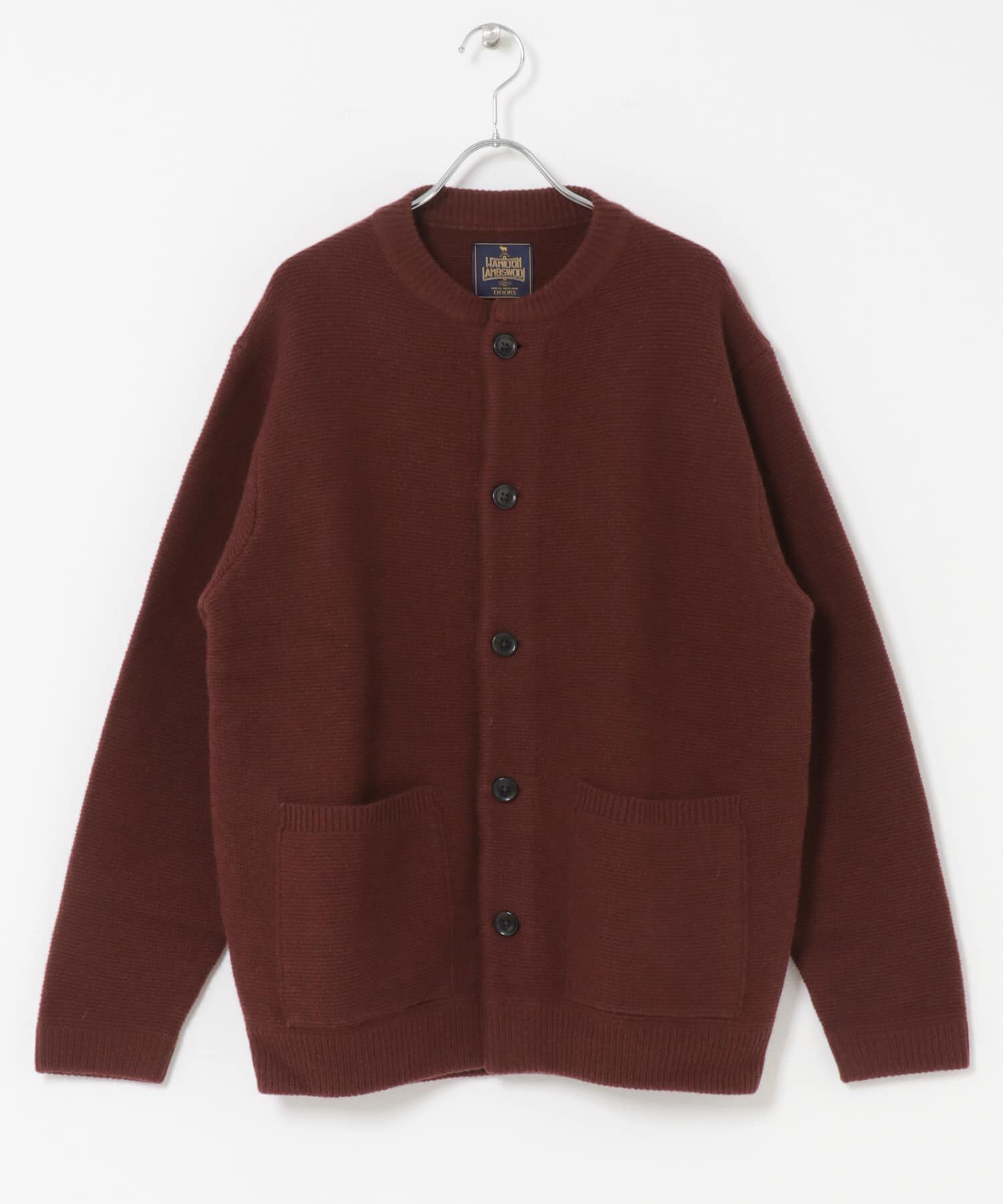 URBAN RESEARCH DOORS「ハミルトンウールガーターカーディガン」|カーディガン|