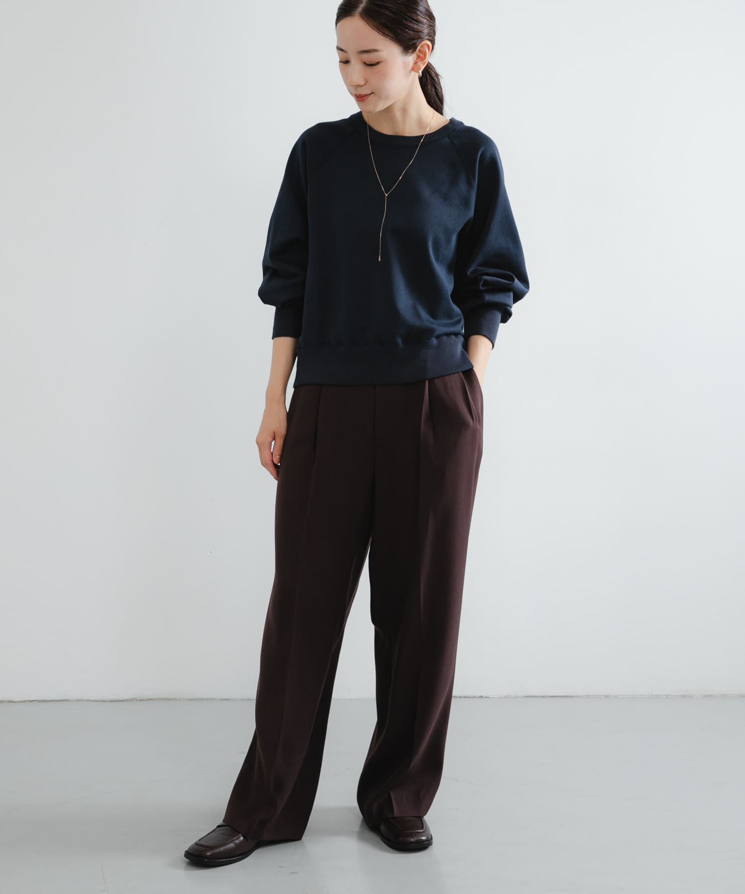 URBAN RESEARCH「スーピマコットンラグランスウェット」|スウェット・ジャージ|