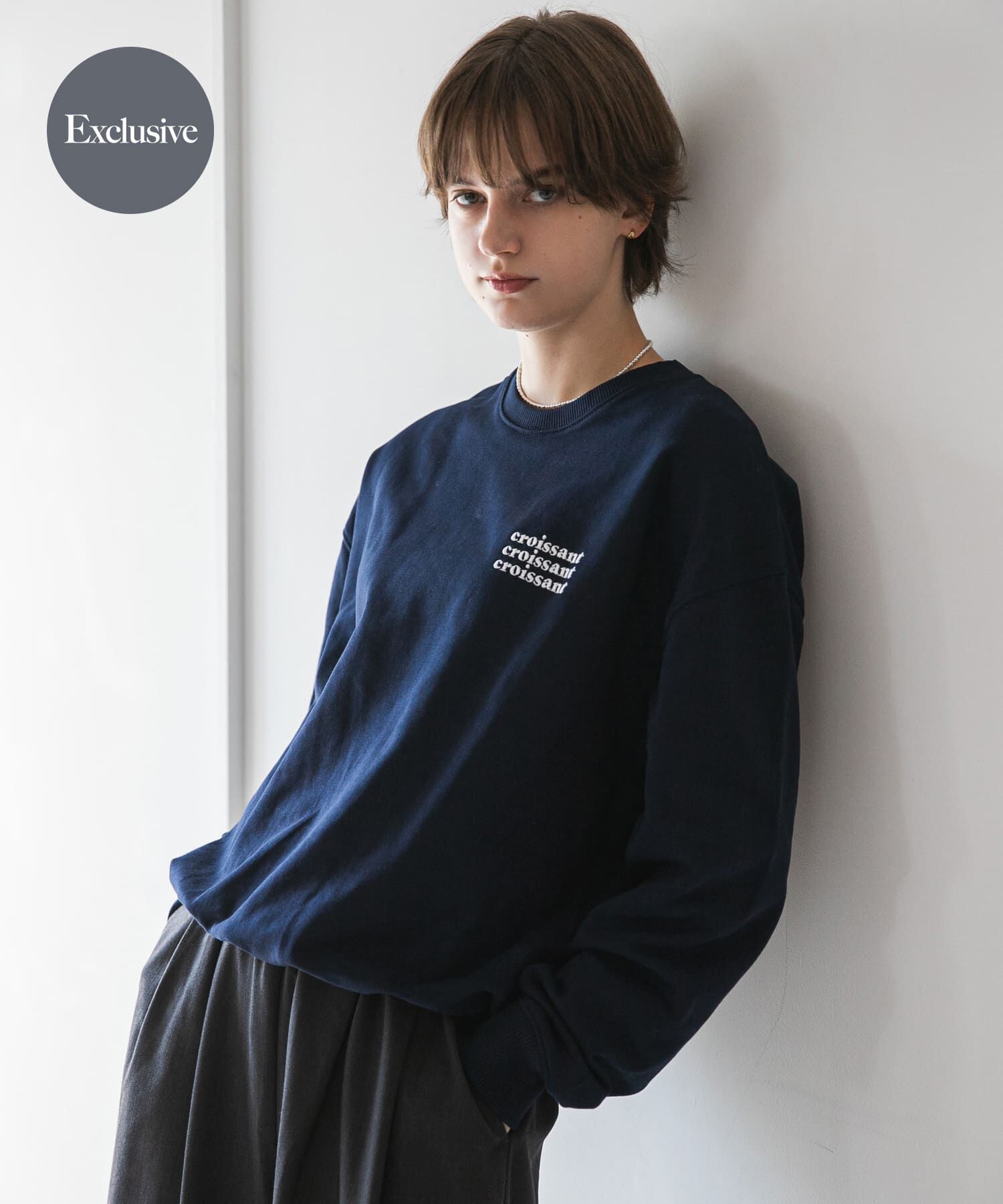 URBAN RESEARCH「『別注』Les Petits Basics&times;URBAN RESEARCH　SWEAT」|スウェット・ジャージ|ネイビー