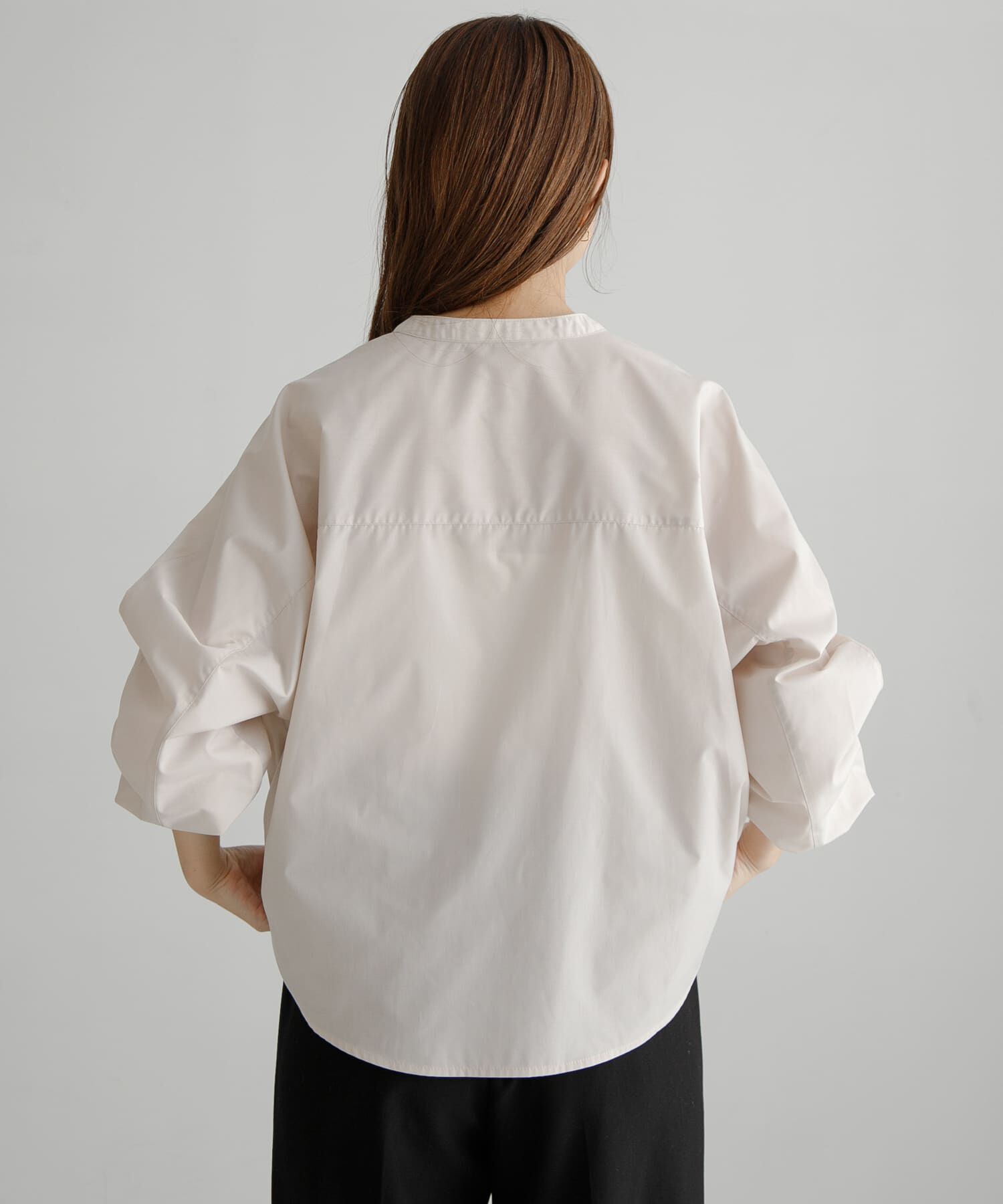 Sonny Label 「『WEB限定』フロントタックバンドカラーシャツ」|シャツ・ブラウス|