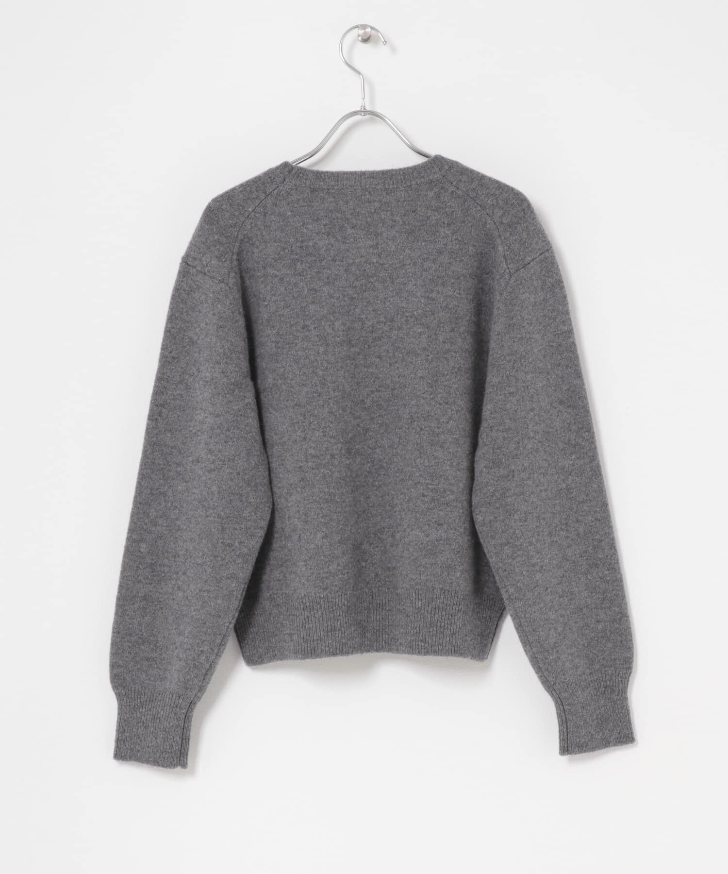 URBAN RESEARCH DOORS「ウールコンパクトクルーネックプルオーバー」|ニット・セーター|