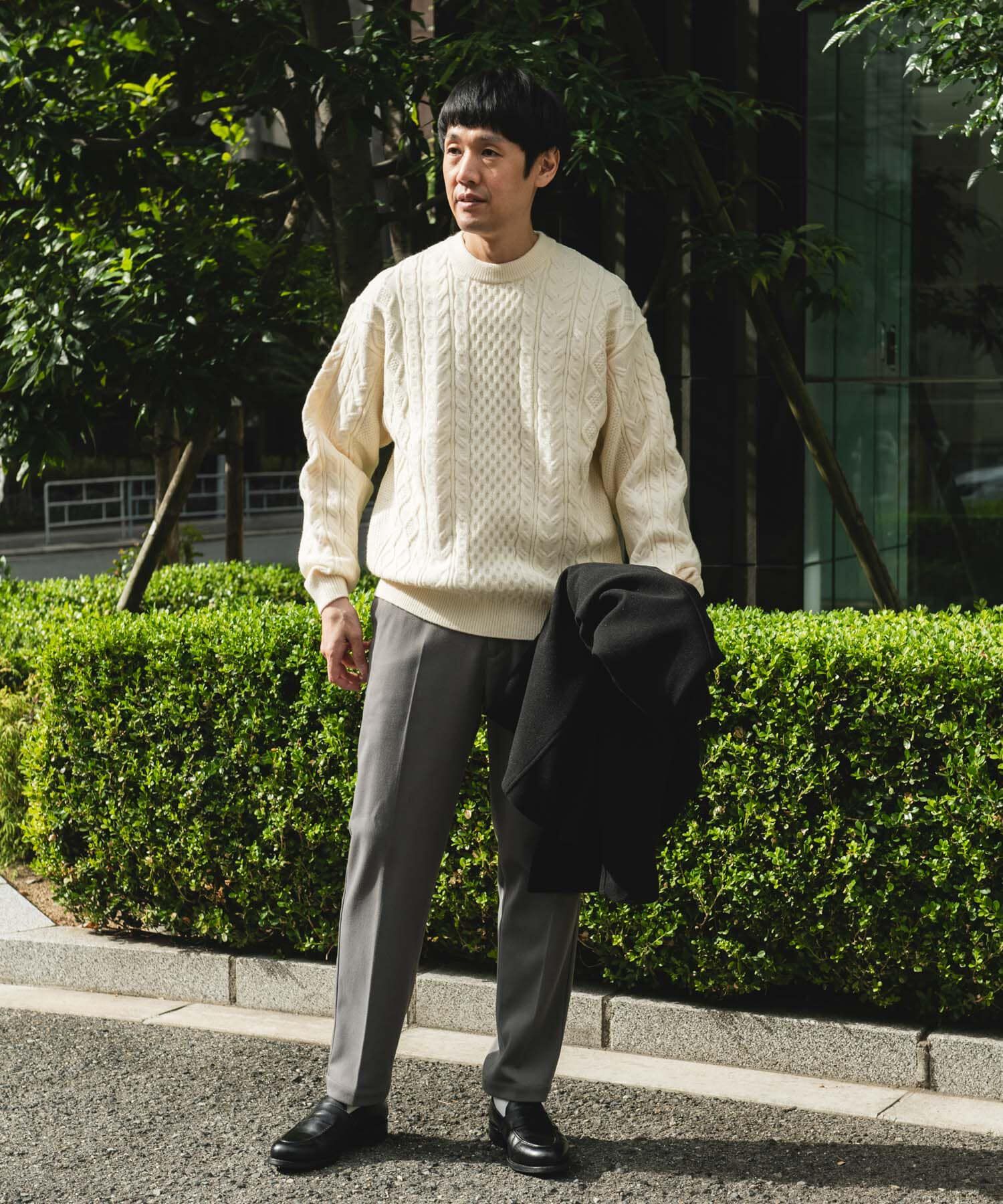 URBAN RESEARCH DOORS「ウールライクテーパードトラウザー」|その他|