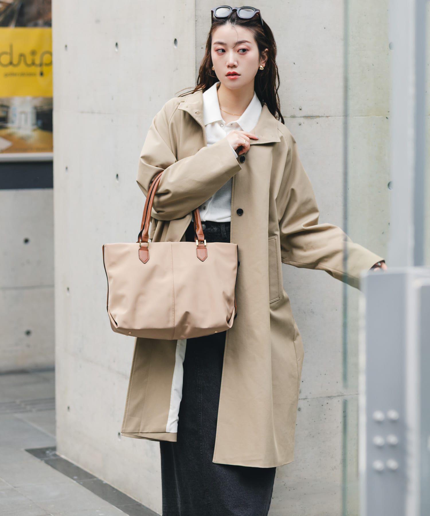 RODE SKO「撥水ミドルトートバッグ」|トートバッグ|ベージュ