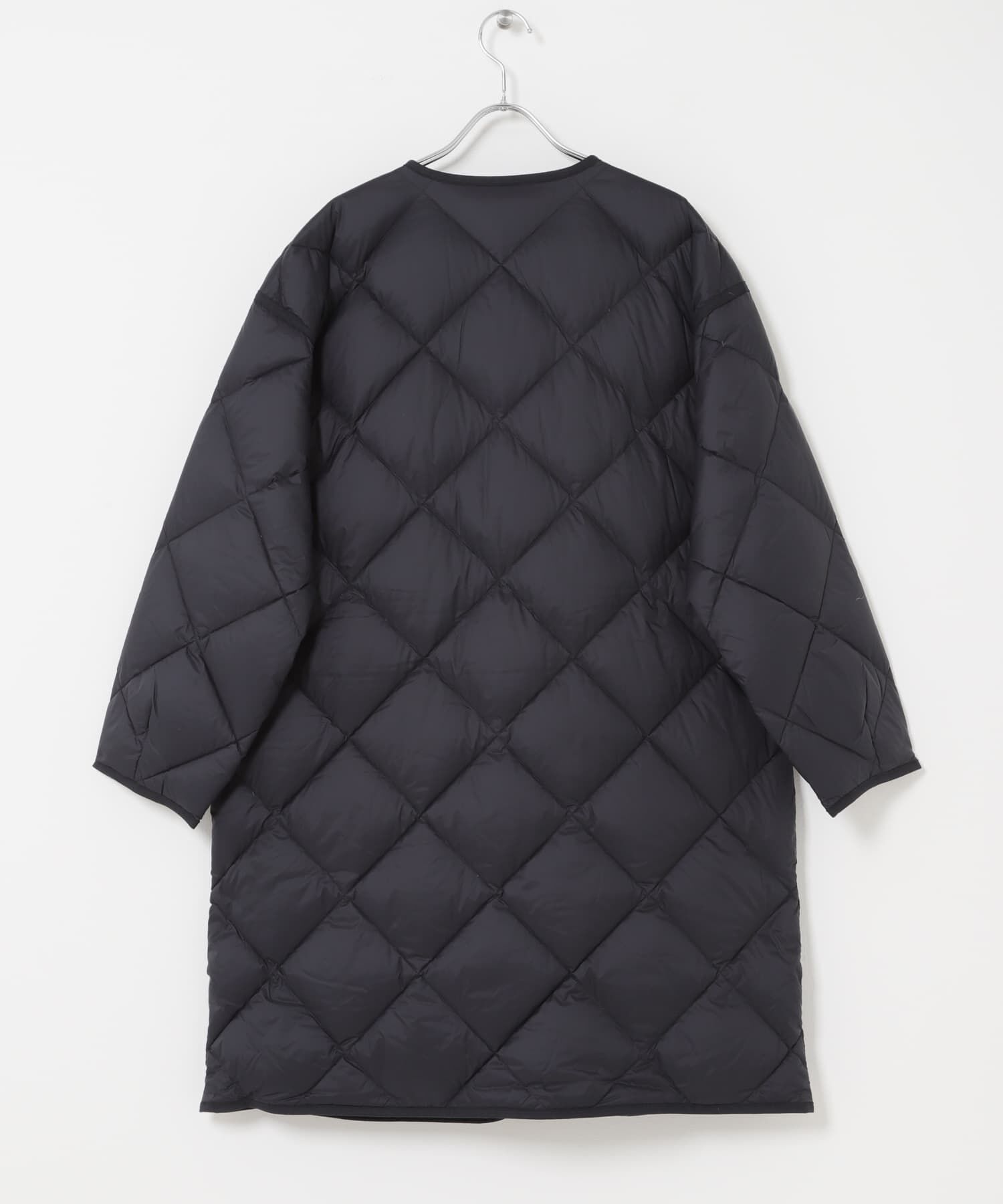 URBAN RESEARCH DOORS「ライトダウンキルトロングコート」|ノーカラーコート|