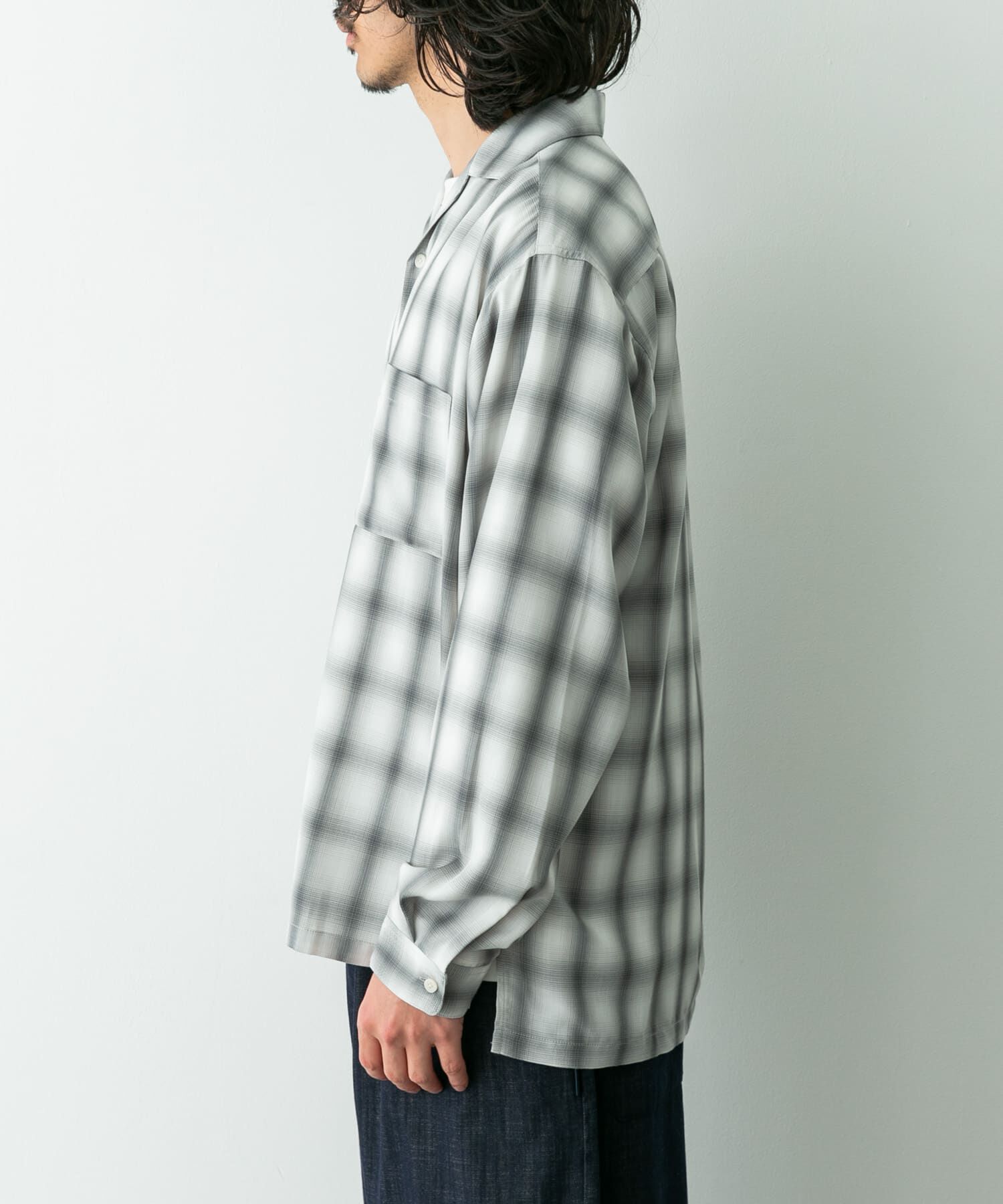 Sonny Label 「オンブレチェックロングスリーブシャツ」|シャツ・ブラウス|