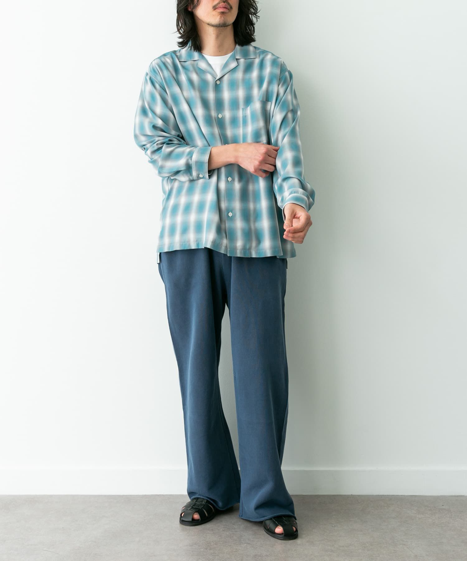 Sonny Label 「オンブレチェックロングスリーブシャツ」|シャツ・ブラウス|