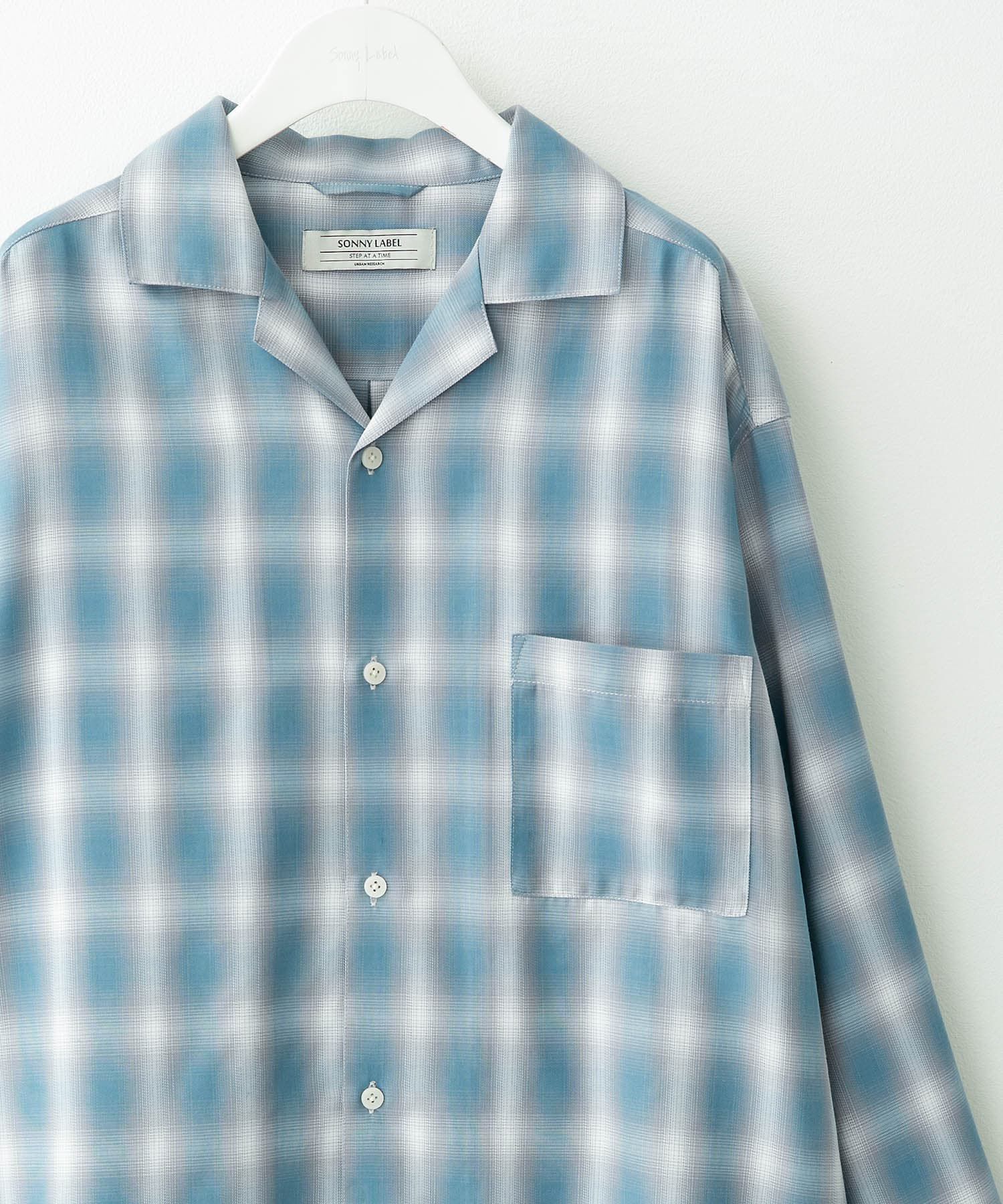 Sonny Label 「オンブレチェックロングスリーブシャツ」|シャツ・ブラウス|