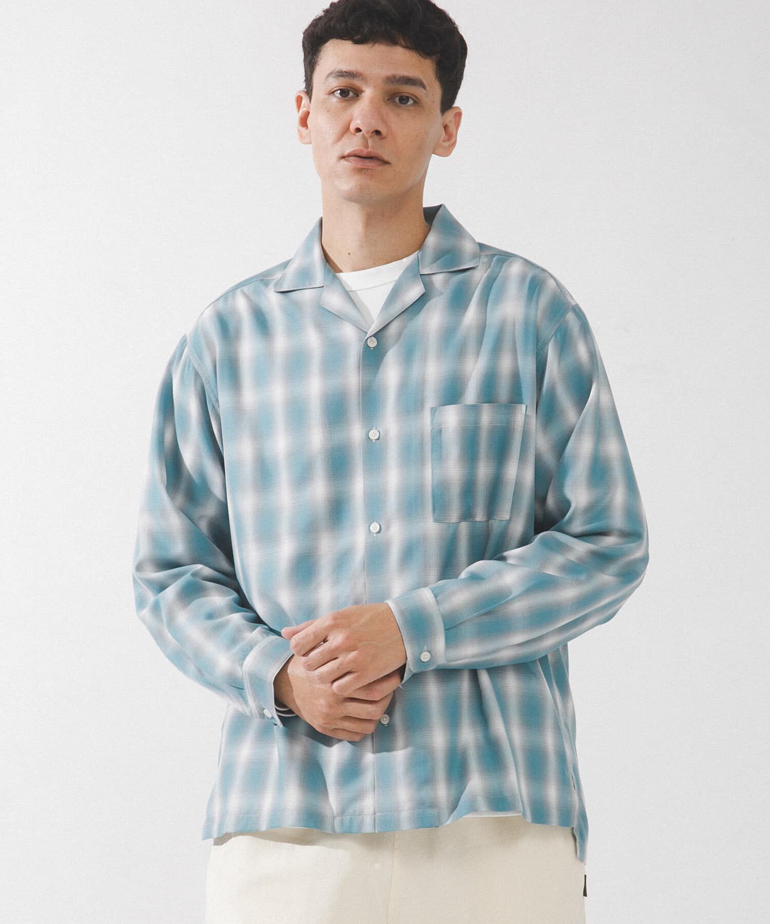 Sonny Label 「オンブレチェックロングスリーブシャツ」|シャツ・ブラウス|