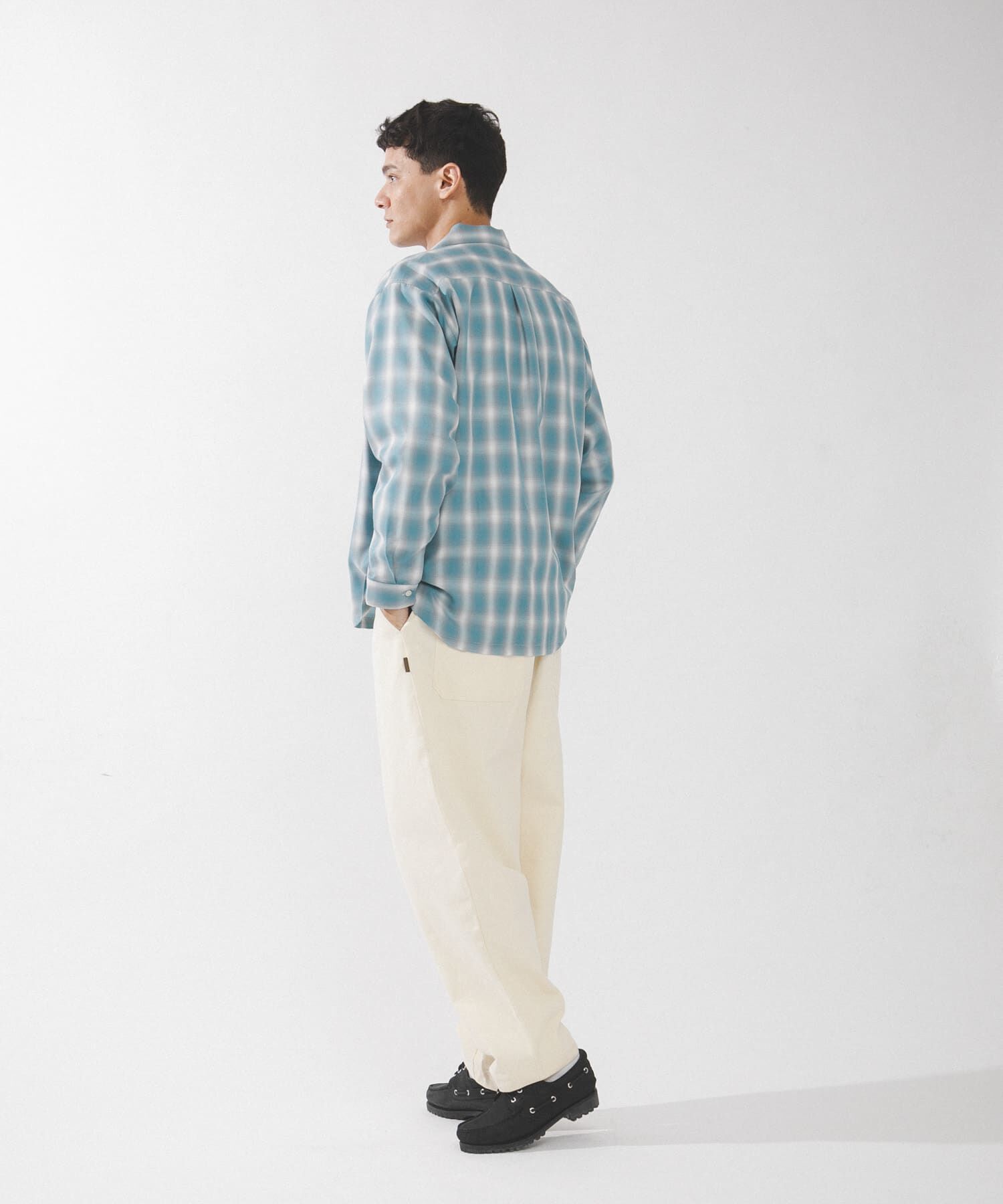 Sonny Label 「オンブレチェックロングスリーブシャツ」|シャツ・ブラウス|