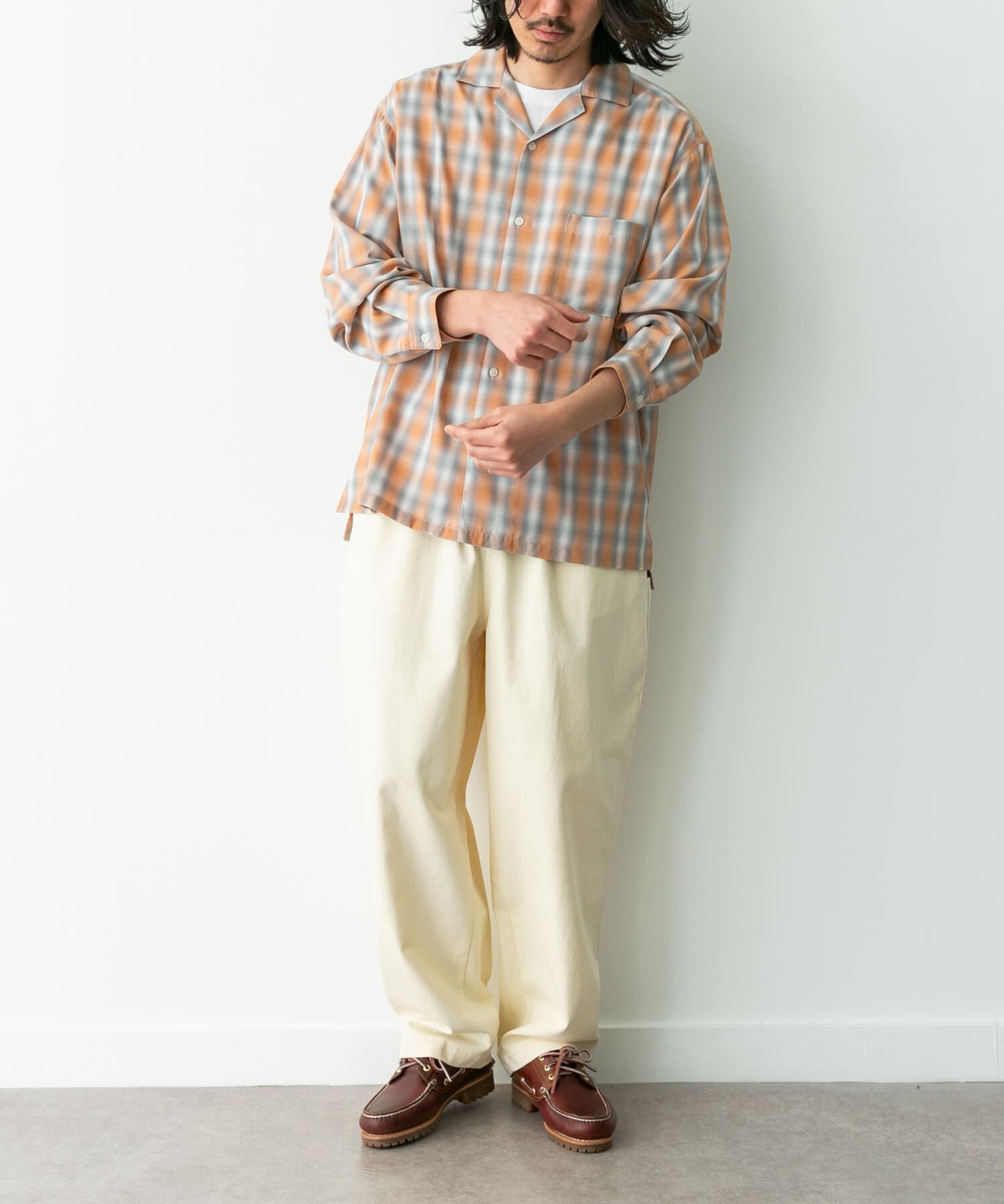 Sonny Label 「オンブレチェックロングスリーブシャツ」|シャツ・ブラウス|