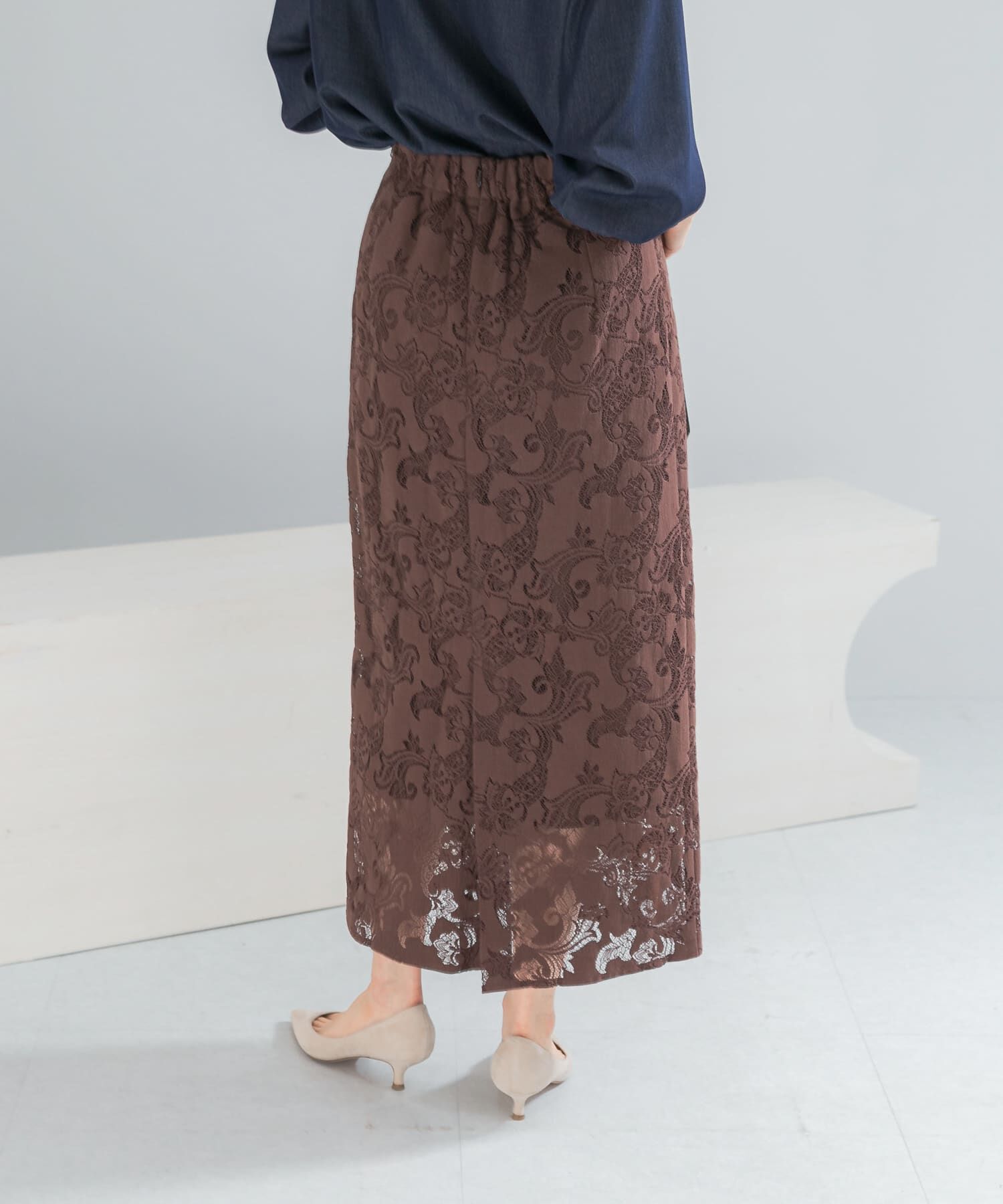 URBAN RESEARCH ROSSO「ラッセルレーススカート」|スカート|