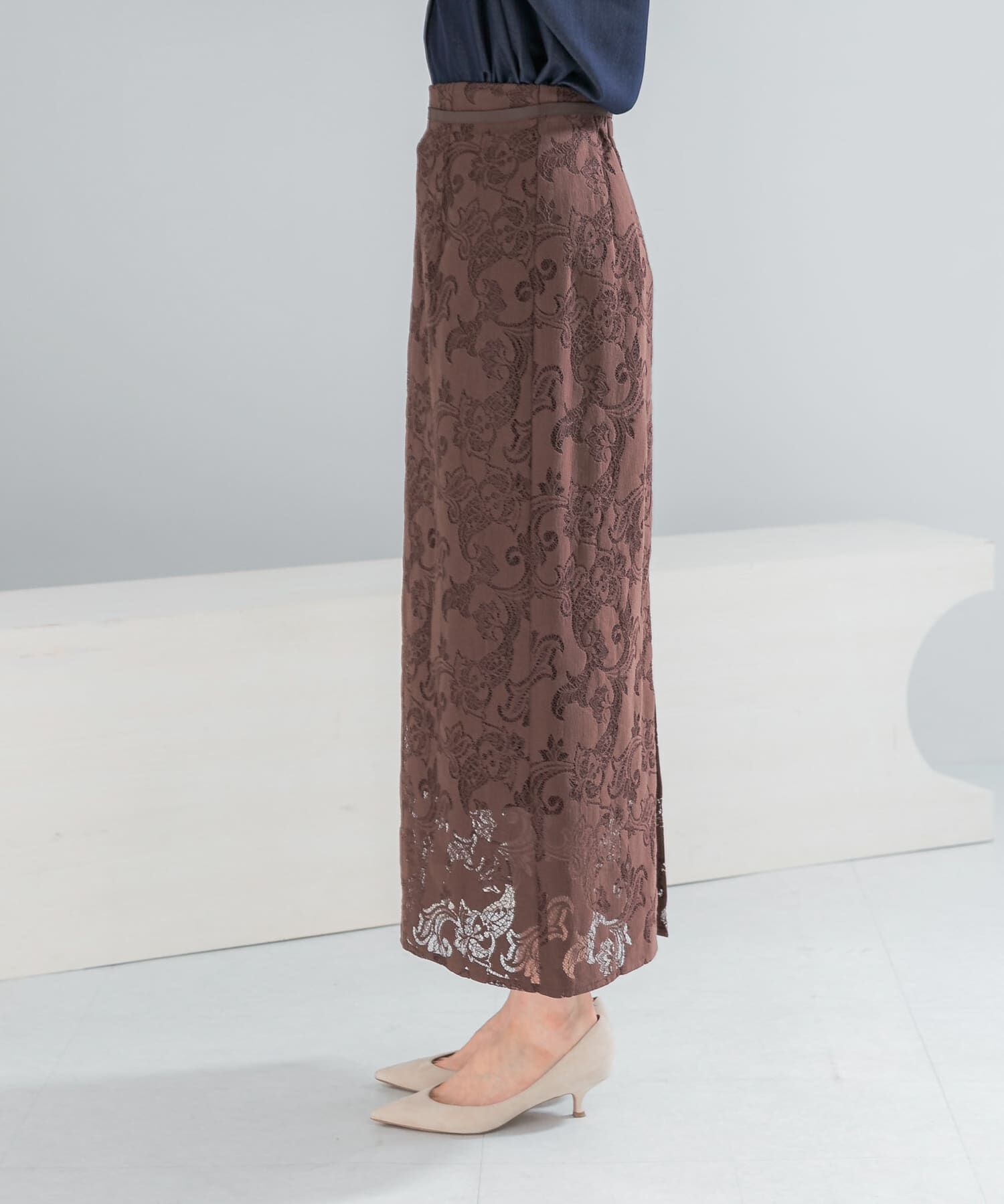 URBAN RESEARCH ROSSO「ラッセルレーススカート」|スカート|