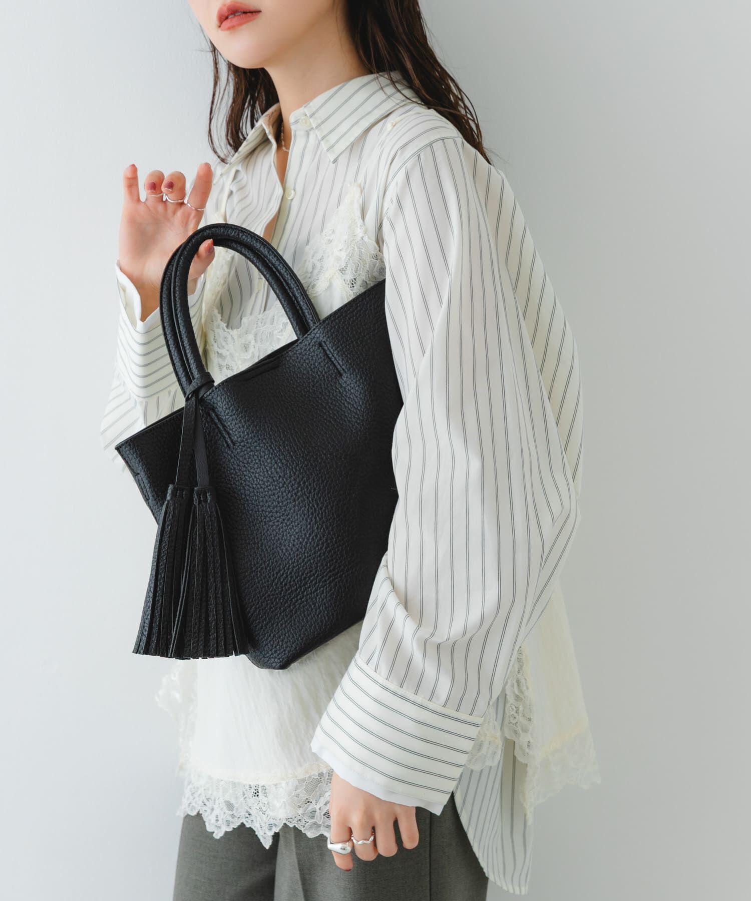 RODE SKO「『Sサイズ』タッセル軽量2WAYプチトートバッグ」|トートバッグ|